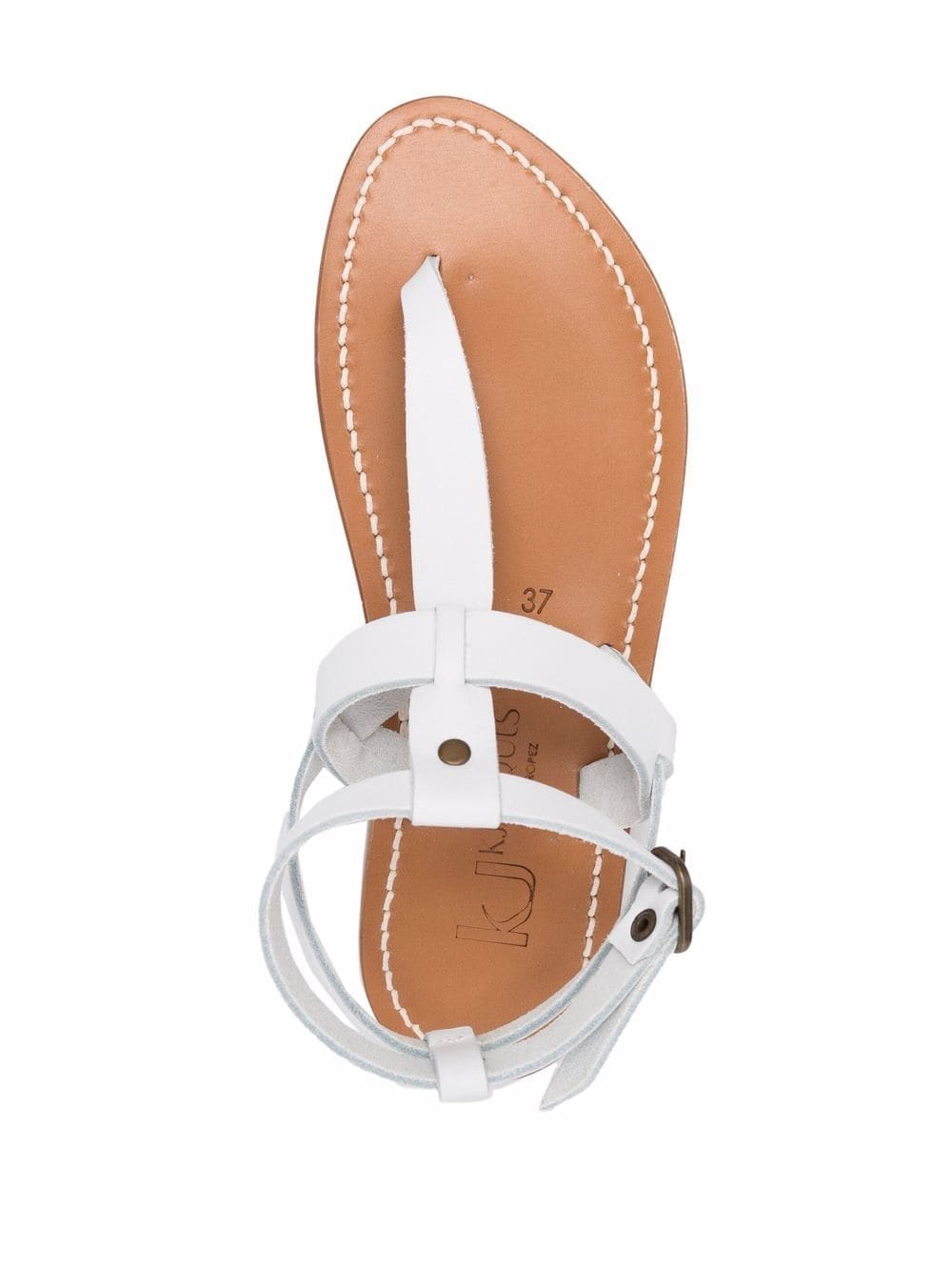 K Jacques St Tropez Sandals White 0J313894KEPRIPULBLANC (K.JACQUES / サンダル ) | K.JACQUES (カージャック)(2)