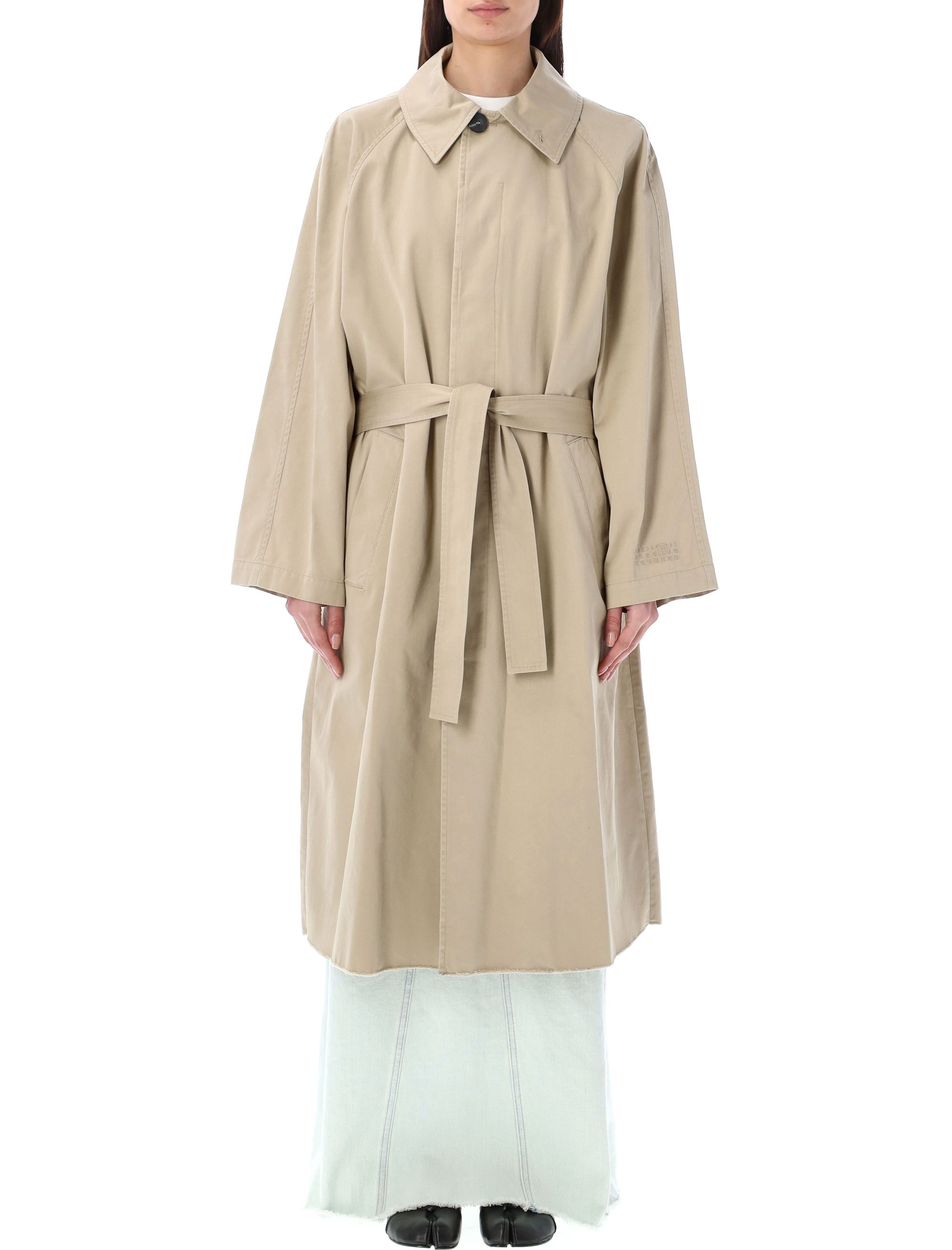 MM6 Maison Margiela Coats Beige (MM6 Maison Margiela