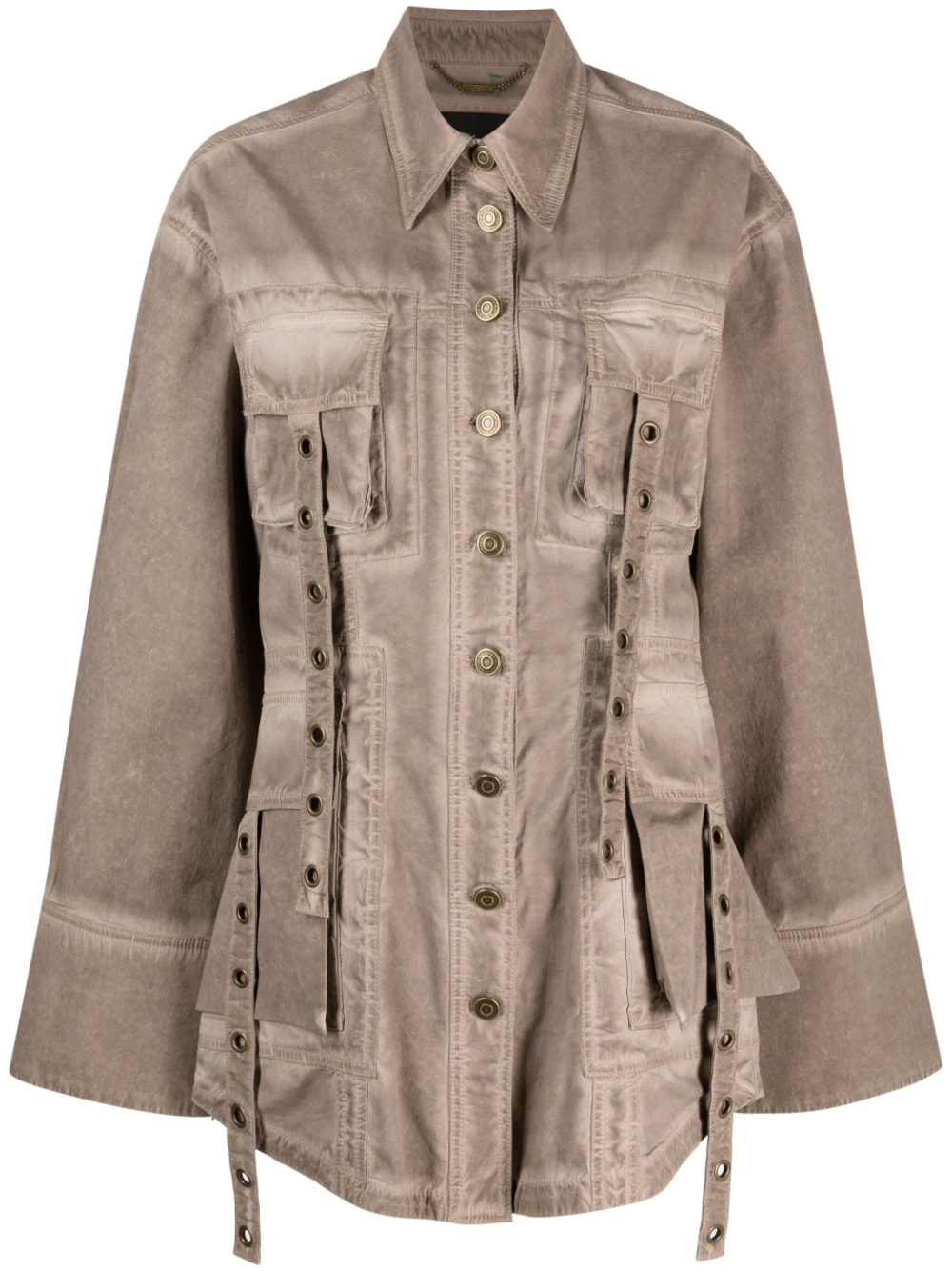 Blumarine Coats Brown 4J015AN0811 (Blumarine / カジュアルジャケット ) | Blumarine (ブルマリン)