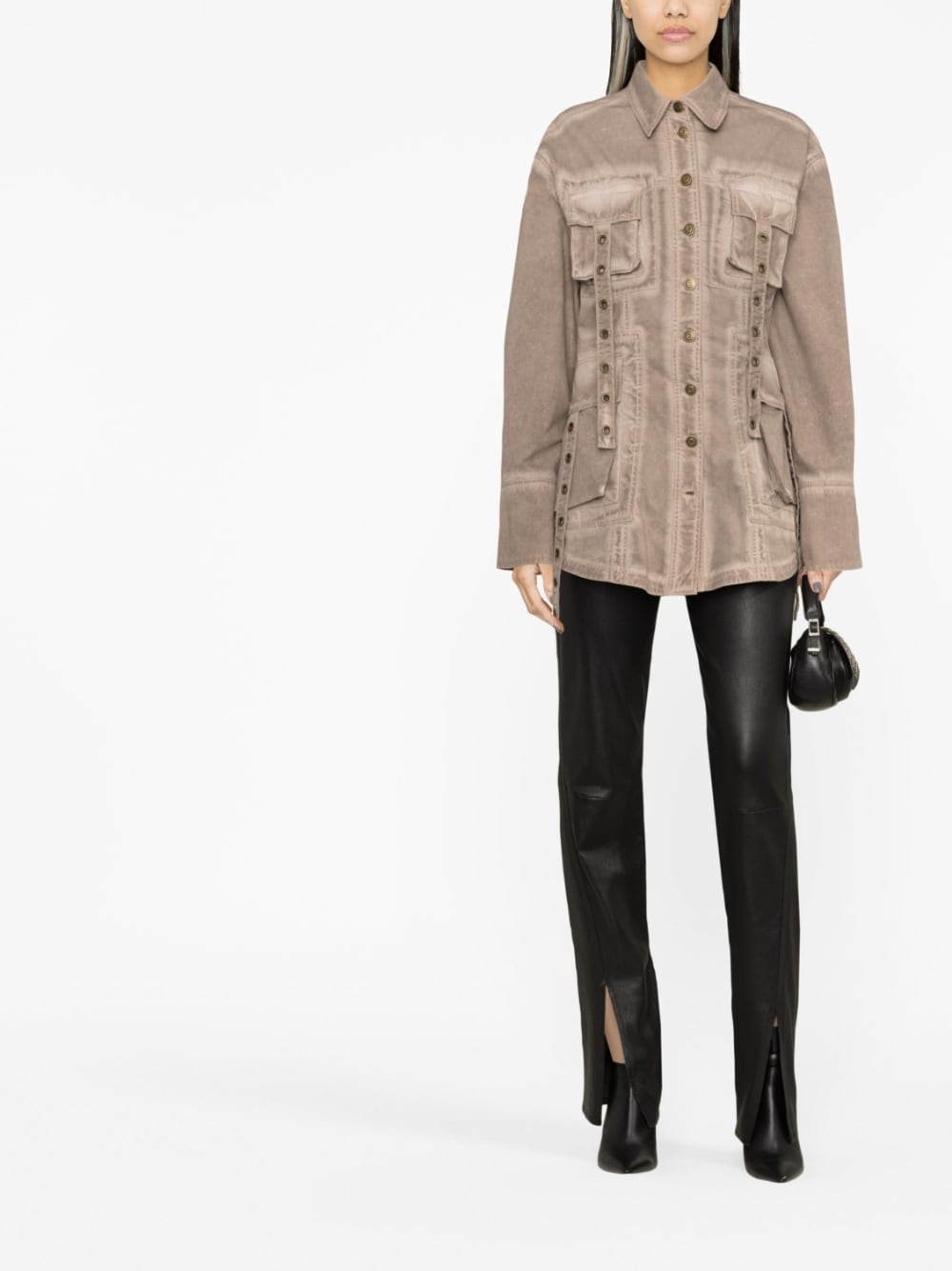 Blumarine Coats Brown 4J015AN0811 (Blumarine / カジュアルジャケット ) | Blumarine (ブルマリン)(3)