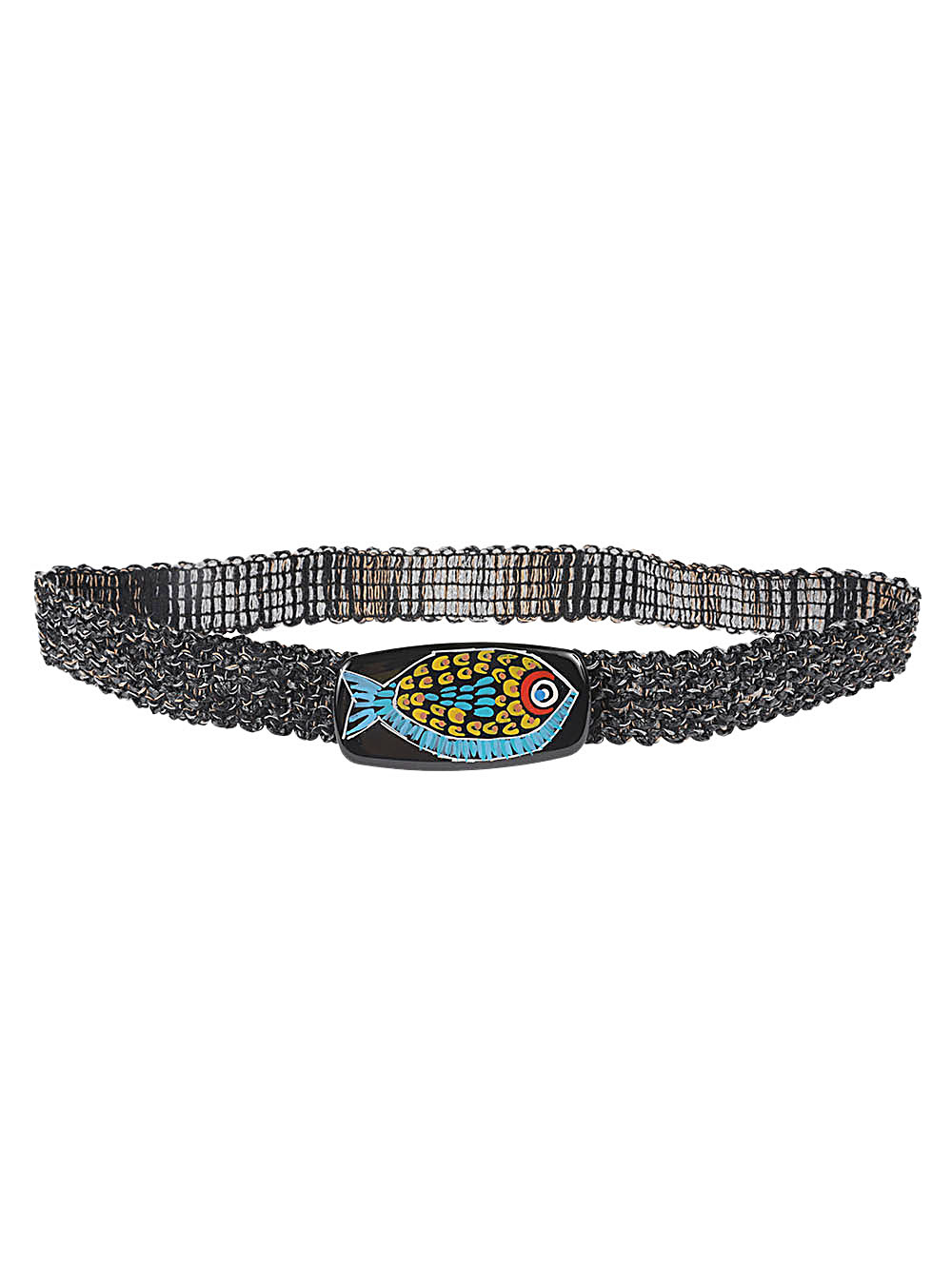 ⭐️Exquisite J  エクジットジェー  イタリア製  手作業 麻 ⭐️ Exquisite J Belts Black CN716BLACK（ベルト・サスペンダー