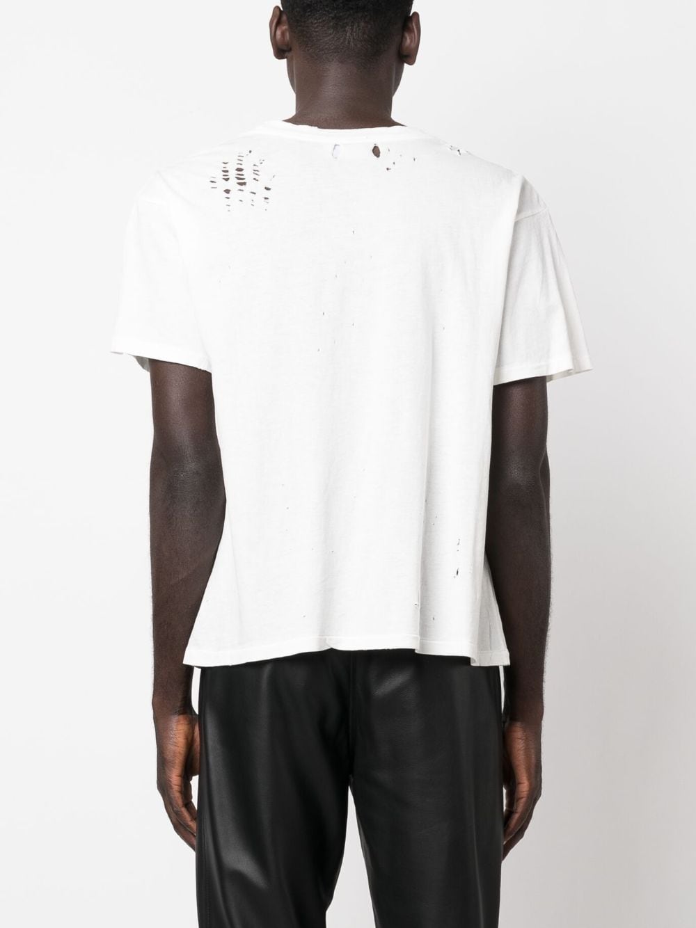 Enfants Riches Deprimes T-shirts and Polos White 010677CREAMBLACK (ENFANTS RICHES DÉPRIMÉS / Tシャツ・カットソー ) | ENFANTS RICHES DÉPRIMÉS (アンファン リッシュ デプリメ)(4)