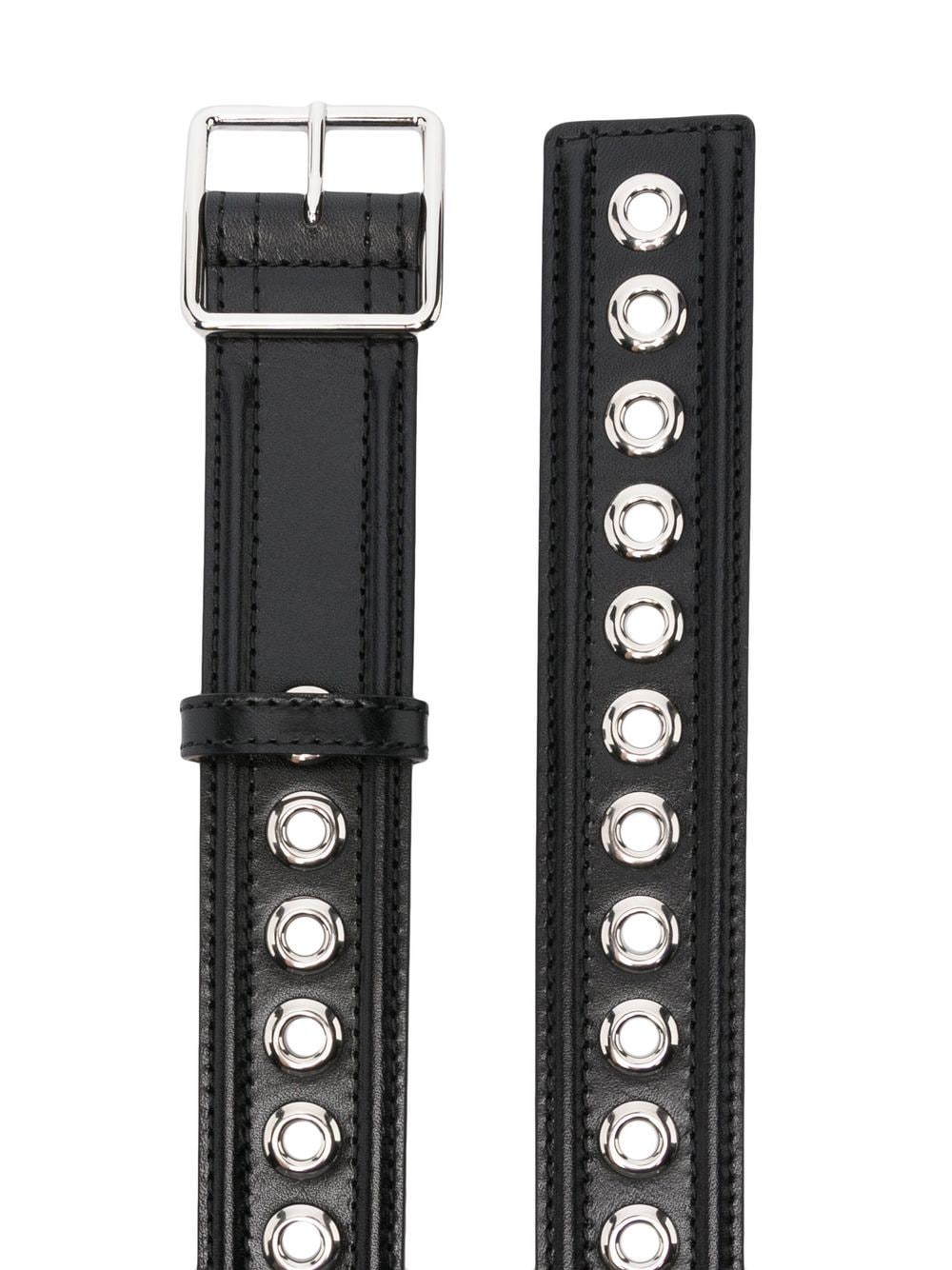 Alexander McQueen Belts Black 7334081BRCC1000 (Alexander McQUEEN / ベルト・サスペンダー ) | Alexander McQUEEN (アレキサンダー・マックイーン)(1)