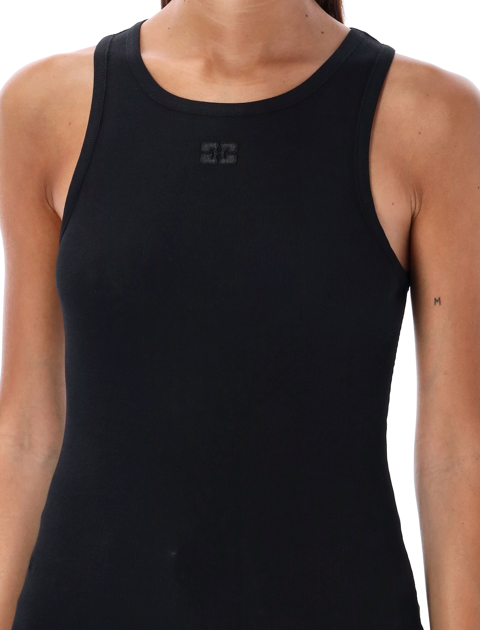 GANNI Top Black T38983675099 (GANNI / タンクトップ・キャミソール ) | GANNI (ガニー)(2)