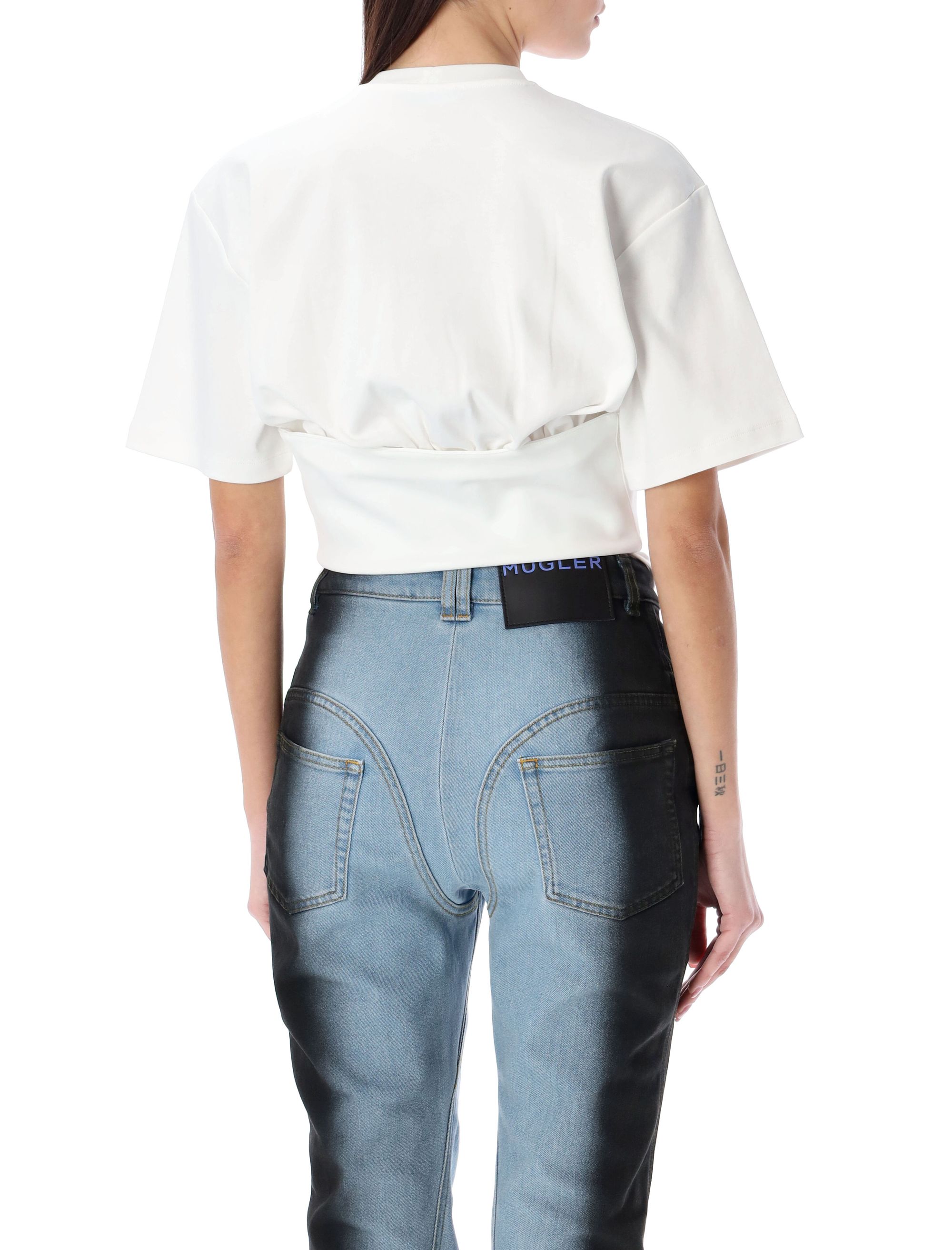 MUGLER T-shirts and Polos White TO0671274B1610 (MUGLER / Tシャツ・カットソー ) | MUGLER (ミュグレー)(1)