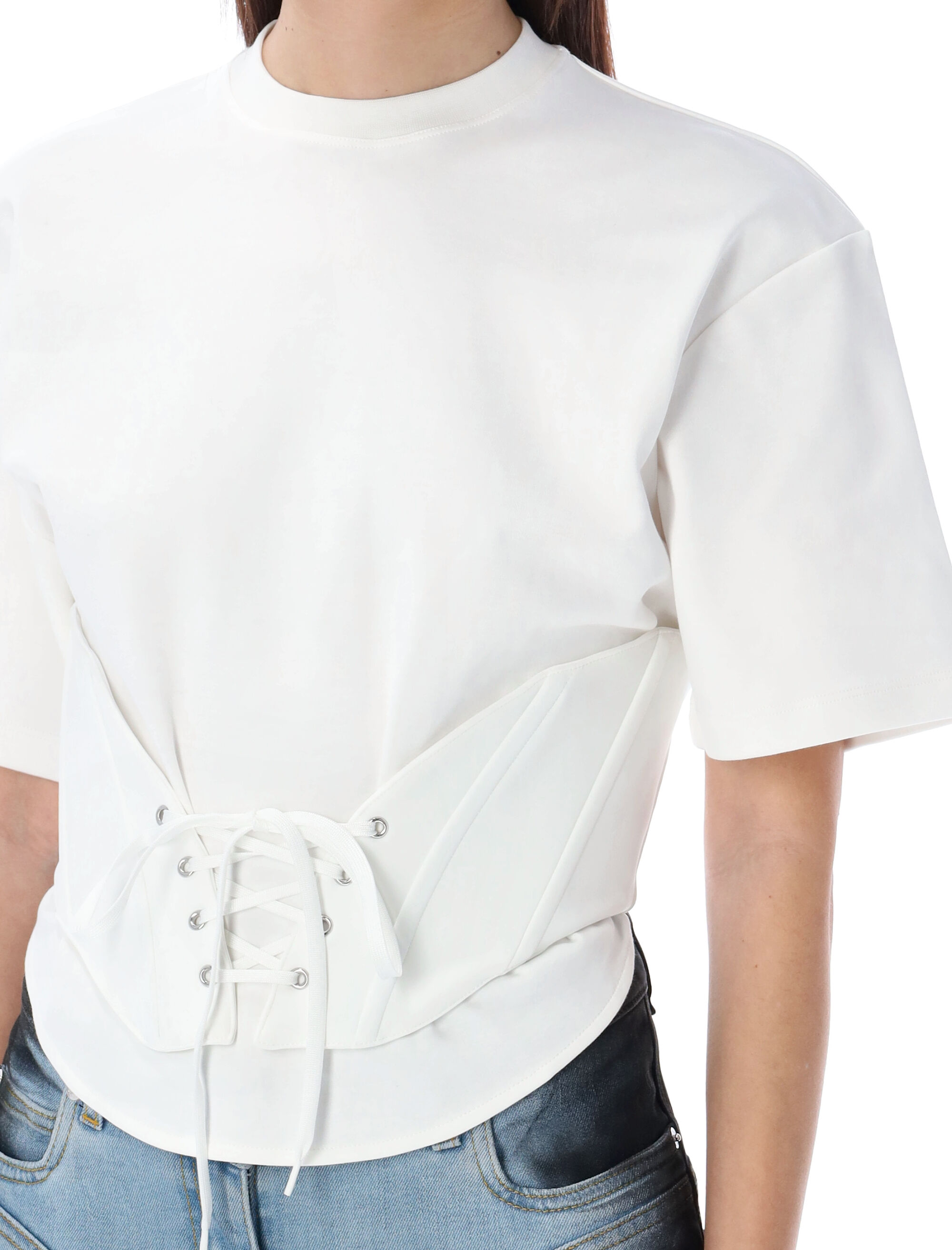 MUGLER T-shirts and Polos White TO0671274B1610 (MUGLER / Tシャツ・カットソー ) | MUGLER (ミュグレー)(2)