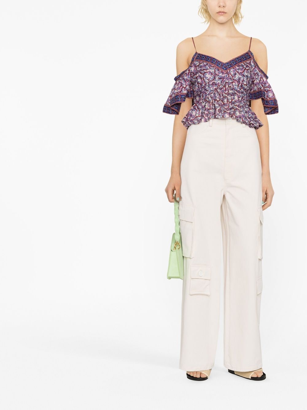 MARANT ETOILE Top Beige HT0030FAA1J50EGARUVA23EC (Isabel Marant Étoile / シャツ・ブラウス ) | Isabel Marant Étoile (イザベル マラン エトワール)(1)