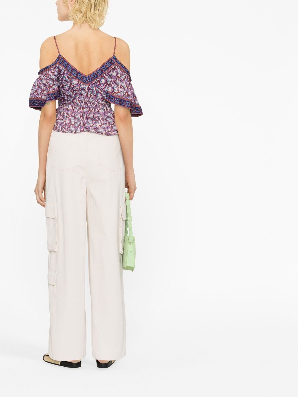 MARANT ETOILE Top Beige HT0030FAA1J50EGARUVA23EC (Isabel Marant Étoile / シャツ・ブラウス ) | Isabel Marant Étoile (イザベル マラン エトワール)(2)