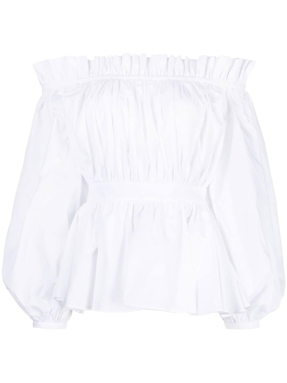 Alexander McQueen Top White 733823QAAAD9000 (Alexander McQUEEN / シャツ・ブラウス ) | Alexander McQUEEN (アレキサンダー・マックイーン)