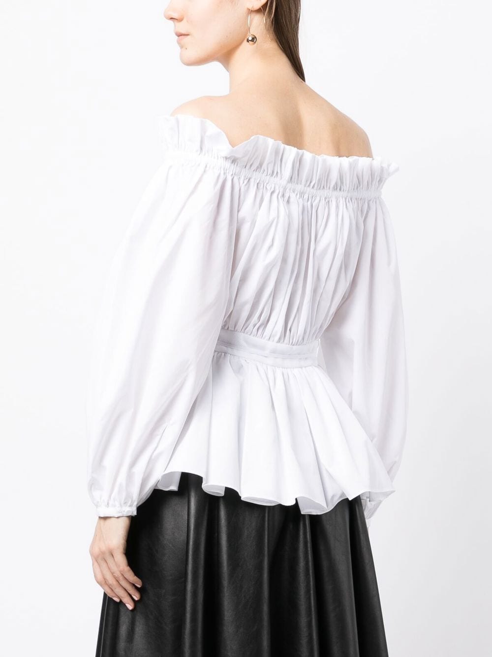 Alexander McQueen Top White 733823QAAAD9000 (Alexander McQUEEN / シャツ・ブラウス ) | Alexander McQUEEN (アレキサンダー・マックイーン)(1)