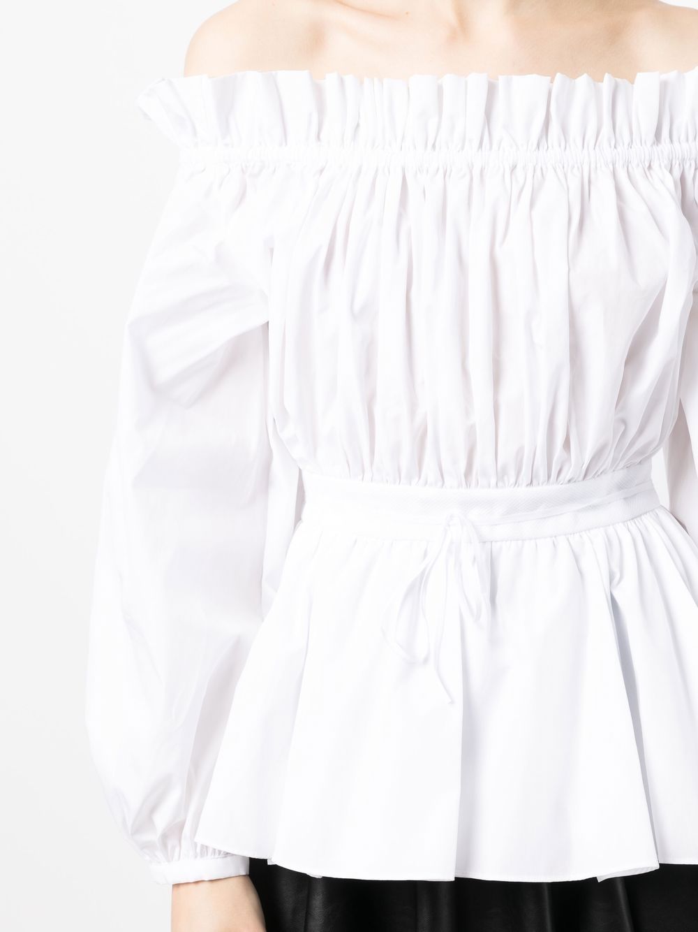 Alexander McQueen Top White 733823QAAAD9000 (Alexander McQUEEN / シャツ・ブラウス ) | Alexander McQUEEN (アレキサンダー・マックイーン)(3)