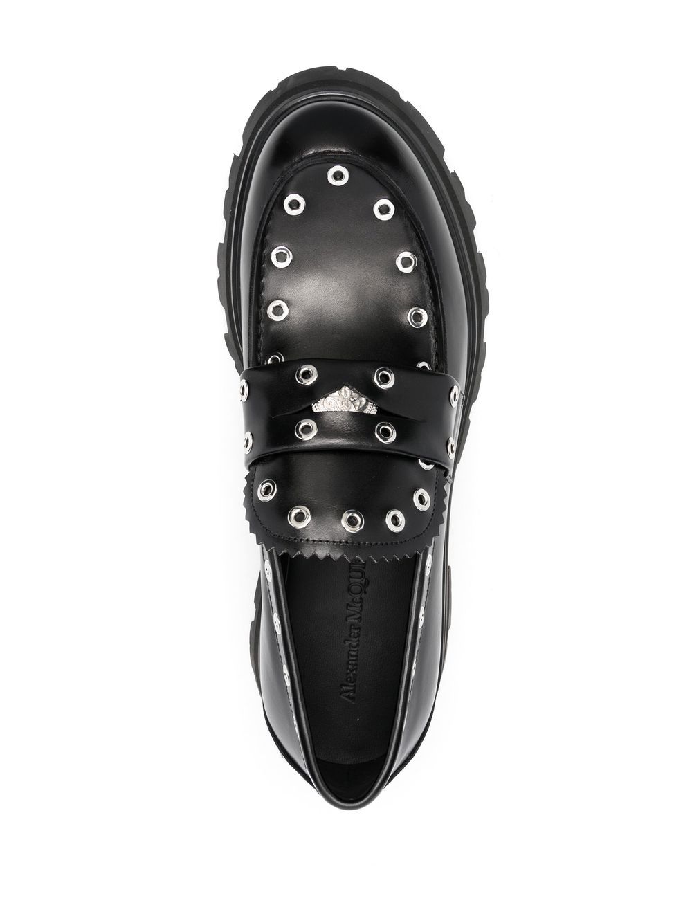 Alexander McQueen Flat shoes Black 727822WHSWK1081 (Alexander McQUEEN / ローファー ) | Alexander McQUEEN (アレキサンダー・マックイーン)(1)