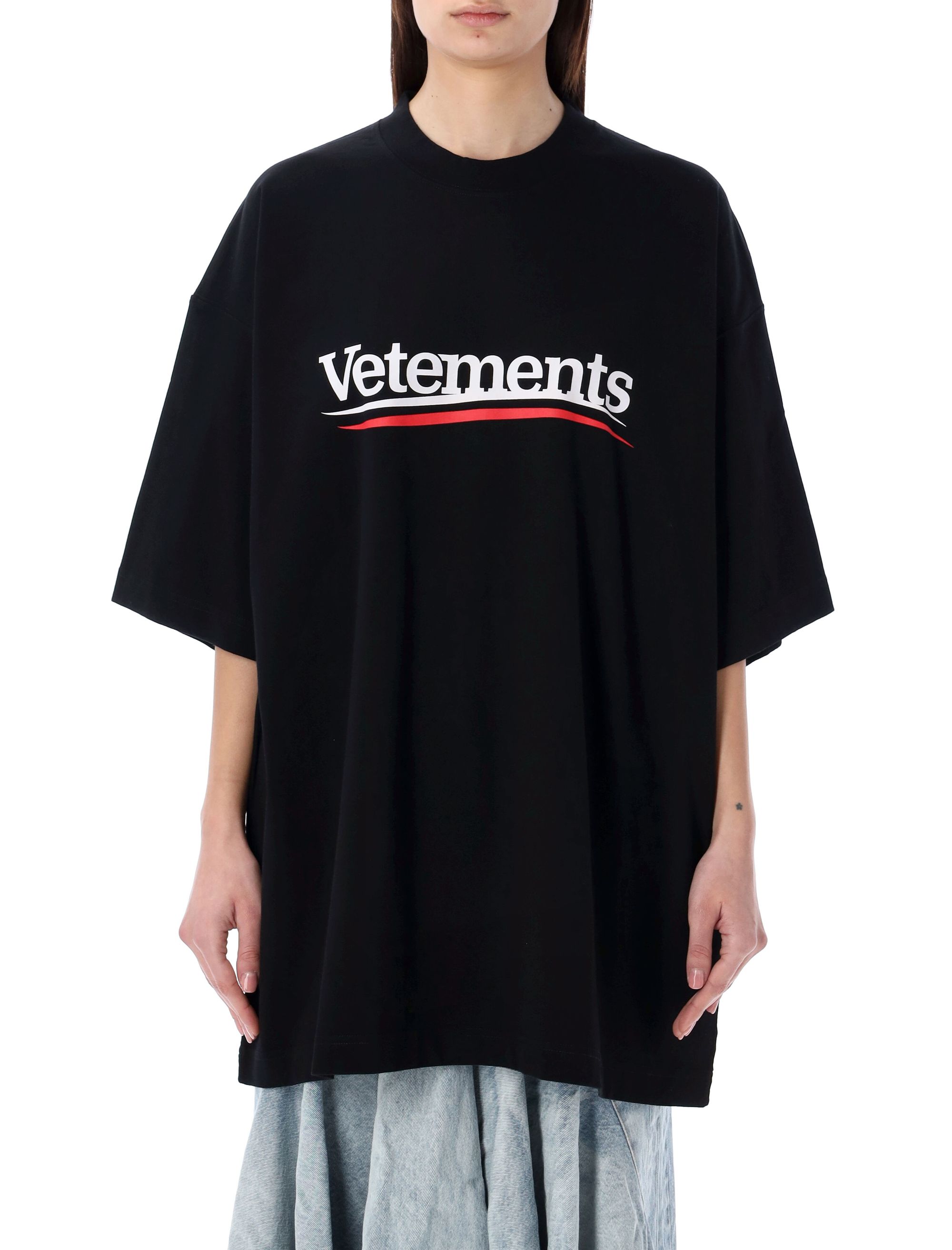 Vetements T-shirts and Polos Black UE64TR440BCBLACK (VETEMENTS / Tシャツ・カットソー ) | VETEMENTS (ヴェトモン)