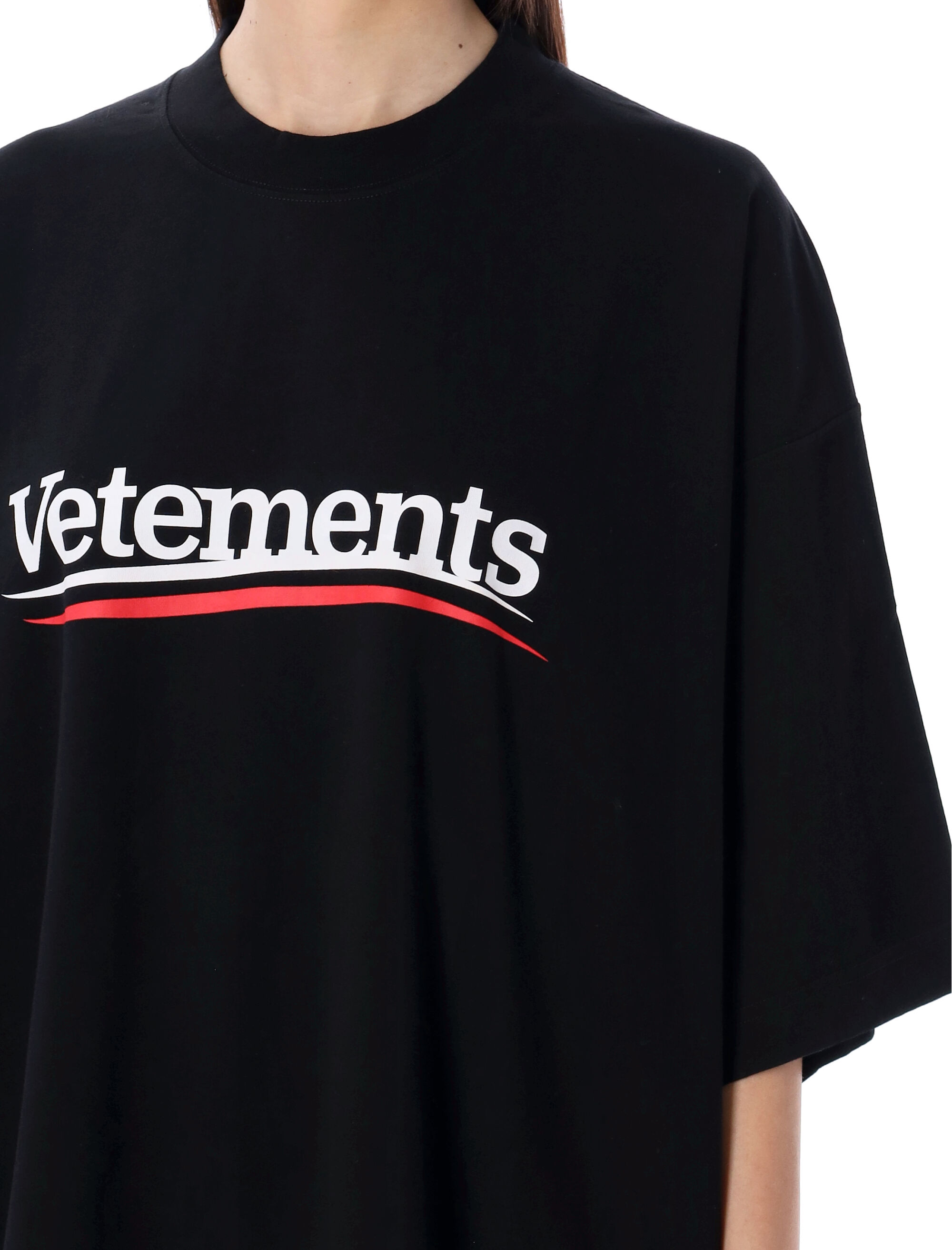 Vetements T-shirts and Polos Black UE64TR440BCBLACK (VETEMENTS / Tシャツ・カットソー ) | VETEMENTS (ヴェトモン)(2)