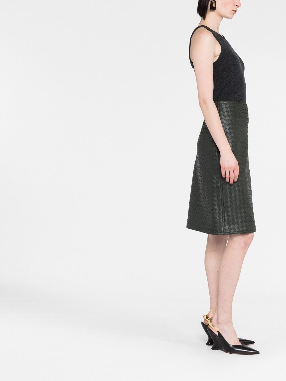 Bottega Veneta Skirts Green 729819V2JG03350 (Bottega Veneta / スカート ) | Bottega Veneta (ボッテガ・ヴェネタ)(2)