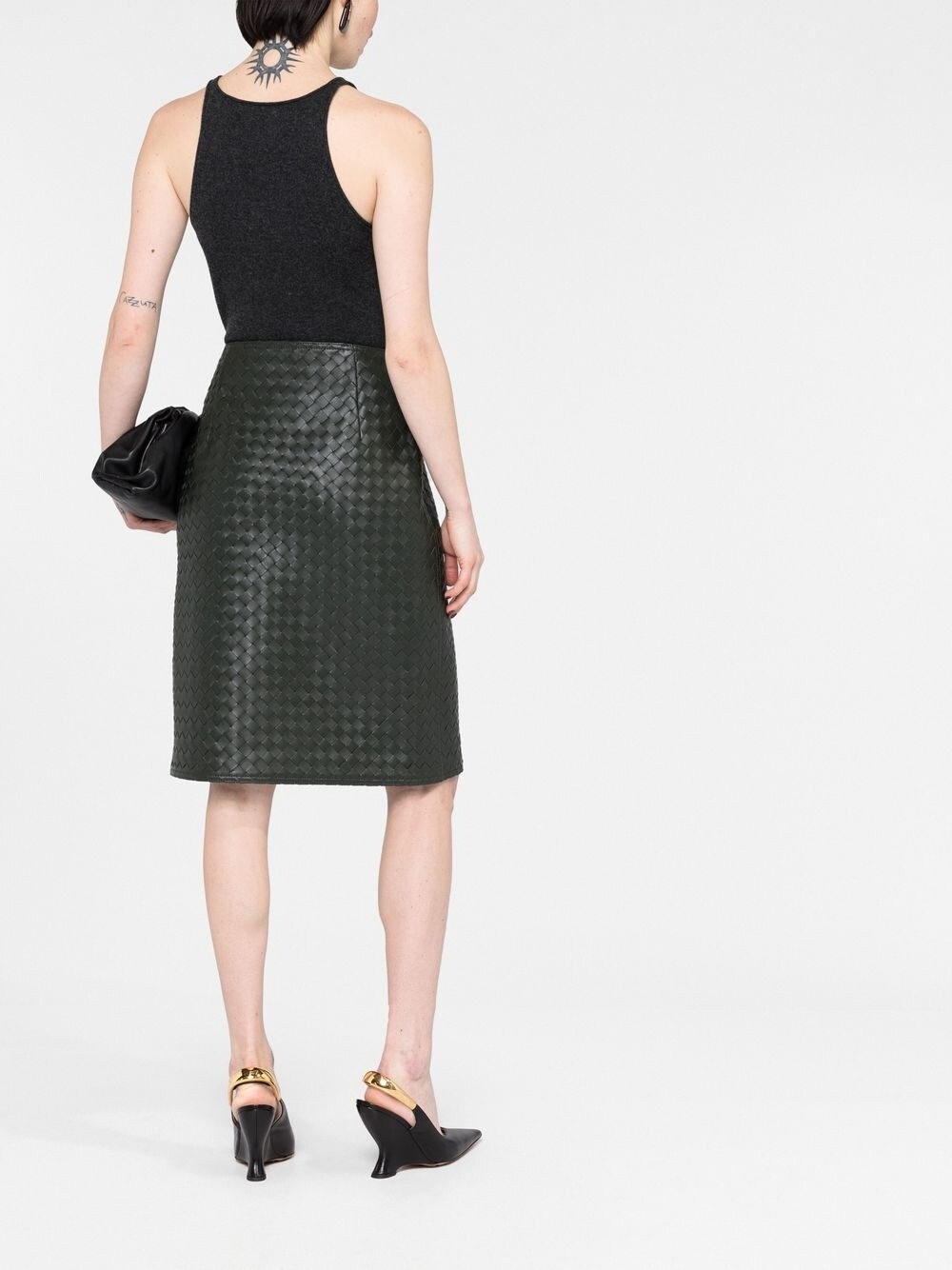 Bottega Veneta Skirts Green 729819V2JG03350 (Bottega Veneta / スカート ) | Bottega Veneta (ボッテガ・ヴェネタ)(3)