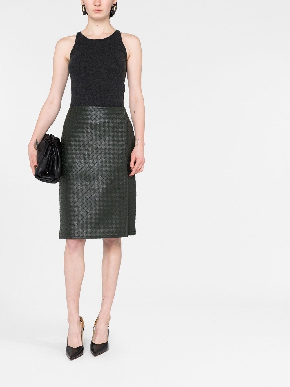 Bottega Veneta Skirts Green 729819V2JG03350 (Bottega Veneta / スカート ) | Bottega Veneta (ボッテガ・ヴェネタ)(5)