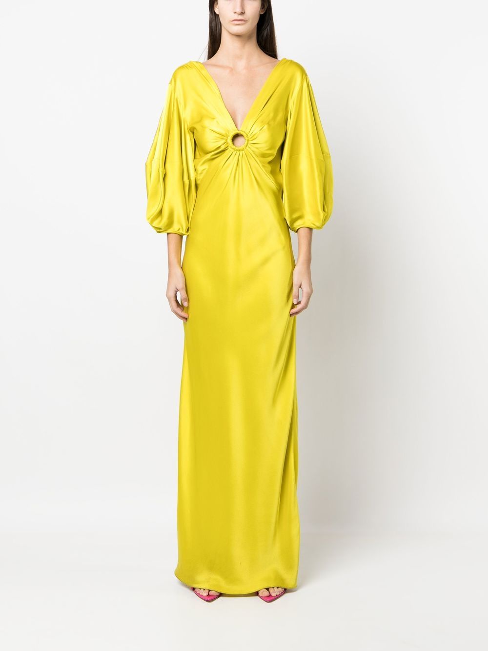 Stella McCartney Dresses Yellow 6A00993AU3098301 (Stella McCartney / ワンピース・ドレス・オールインワン ) | Stella McCartney (ステラ マッカートニー)(3)