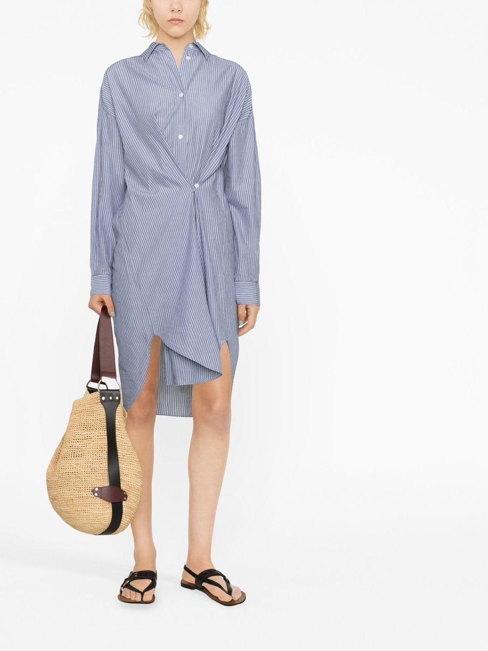 MARANT ETOILE Dresses Blue RO0006FAA1I41ESEEN30BU (Isabel Marant Étoile / ワンピース・ドレス・オールインワン ) | Isabel Marant Étoile (イザベル マラン エトワール)(3)