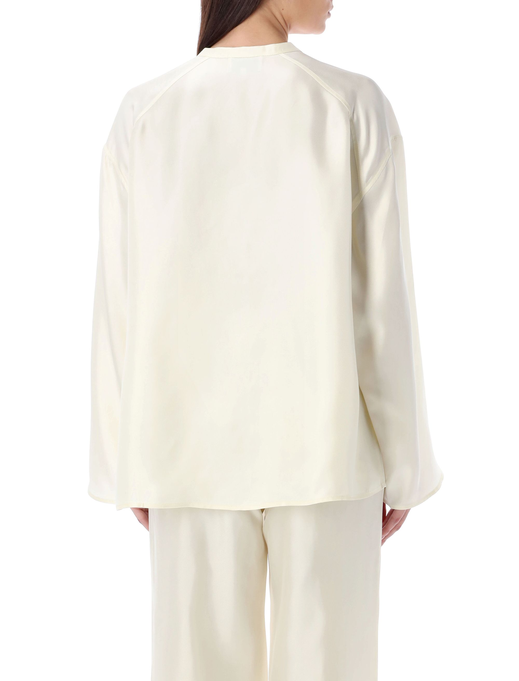 LOULOU T-shirts and Polos ZAMIASILKTWILLSOFTVANIL (LOULOU STUDIO / Tシャツ・カットソー ) | LOULOU STUDIO (ルルスタジオ)(1)