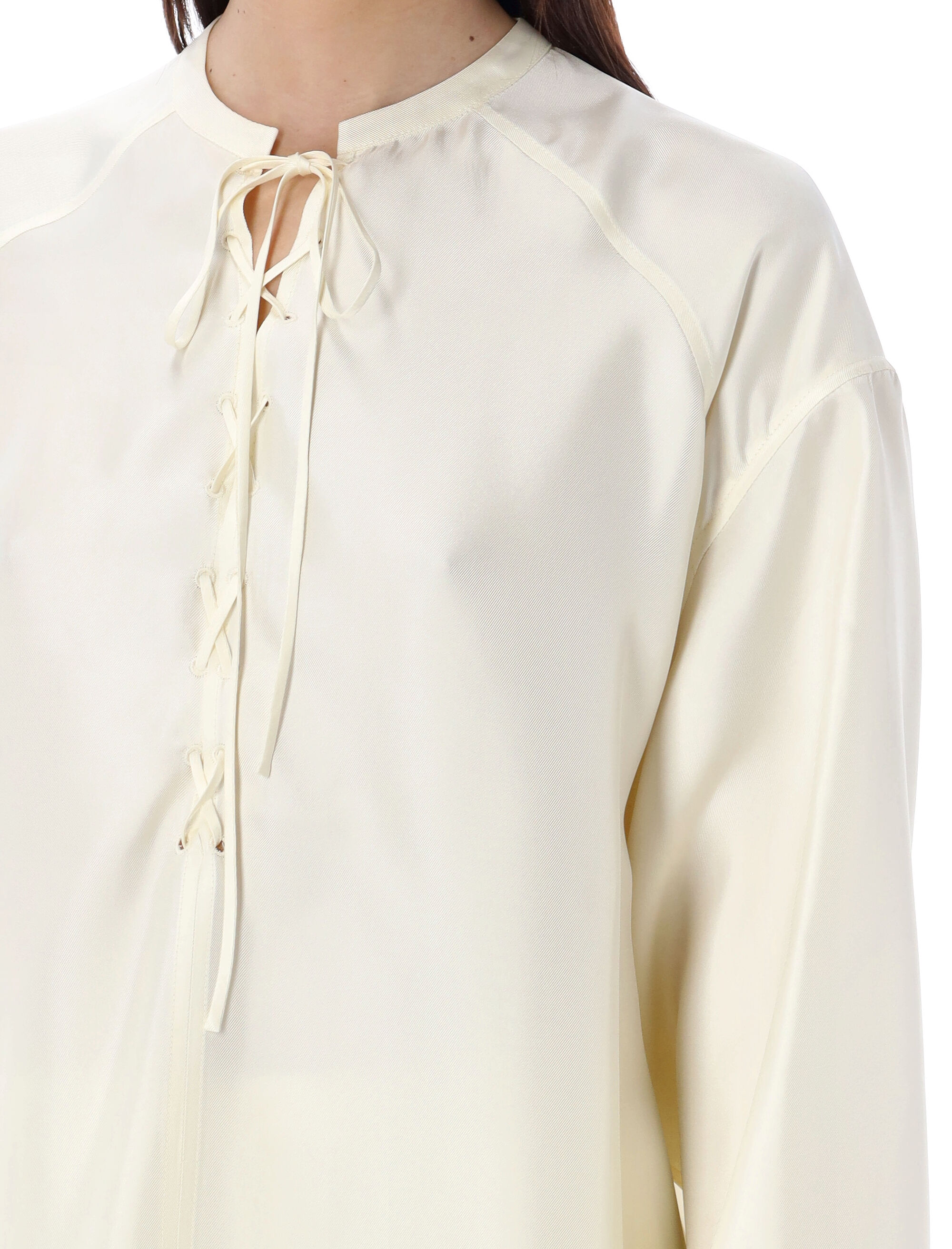 LOULOU T-shirts and Polos ZAMIASILKTWILLSOFTVANIL (LOULOU STUDIO / Tシャツ・カットソー ) | LOULOU STUDIO (ルルスタジオ)(2)
