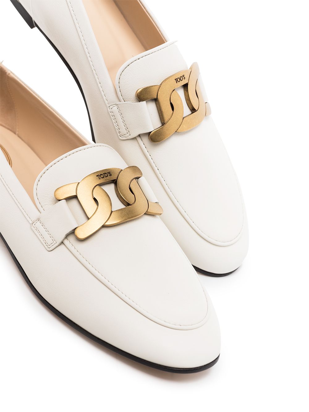 Tod's Flat shoes White XXW79A0DD00MIDB001 (Tod's / ローファー ) | Tod's (トッズ)(4)