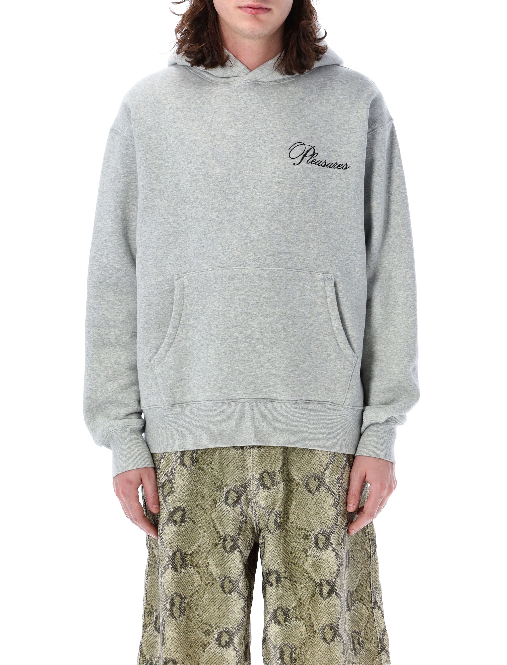 Pleasures Clothing.... Grey P24SP026FGREY (PLEASURES / スウェット・フーディー ) | PLEASURES (プレジャーズ)