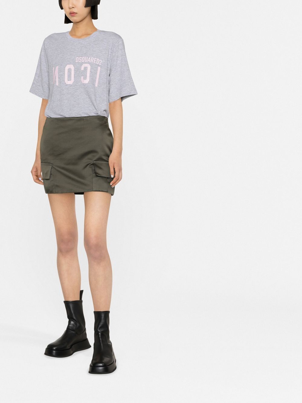 Dsquared2 T-shirts and Polos Grey S80GC0053S22146857M (Dsquared2 / Tシャツ・カットソー ) | Dsquared2 (ディースクエアード)(1)