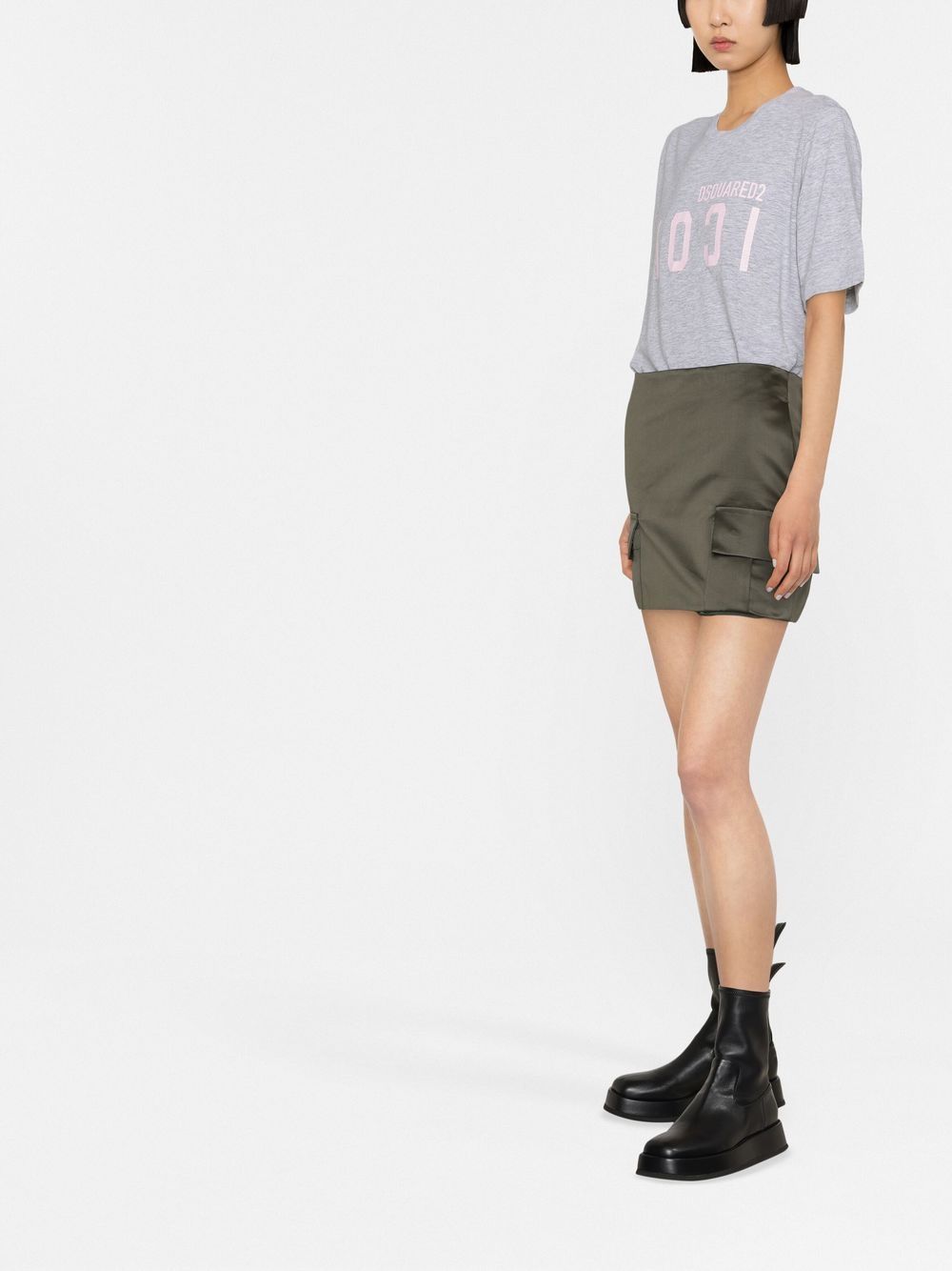 Dsquared2 T-shirts and Polos Grey S80GC0053S22146857M (Dsquared2 / Tシャツ・カットソー ) | Dsquared2 (ディースクエアード)(2)
