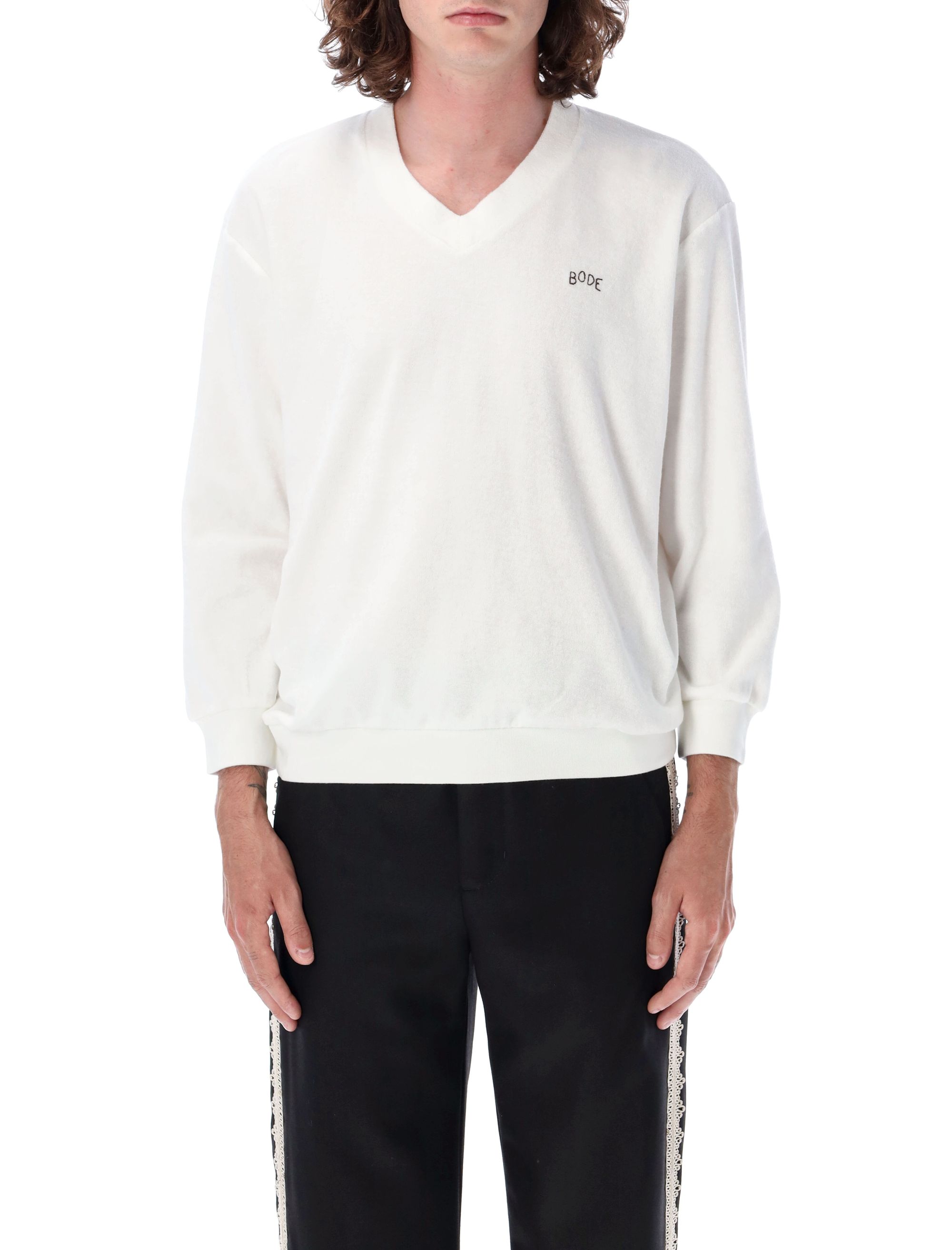 BODE Clothing.... White MRS24CS011SCREAM (BODE / スウェット・フーディー ) | BODE (ボーディ)