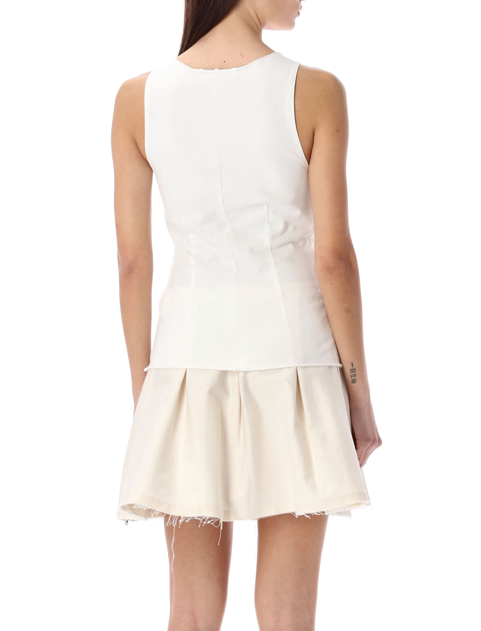 Our Legacy Top White W2246RTCWHITE (OUR LEGACY / タンクトップ・キャミソール ) | OUR LEGACY (アワーレガシー)(1)