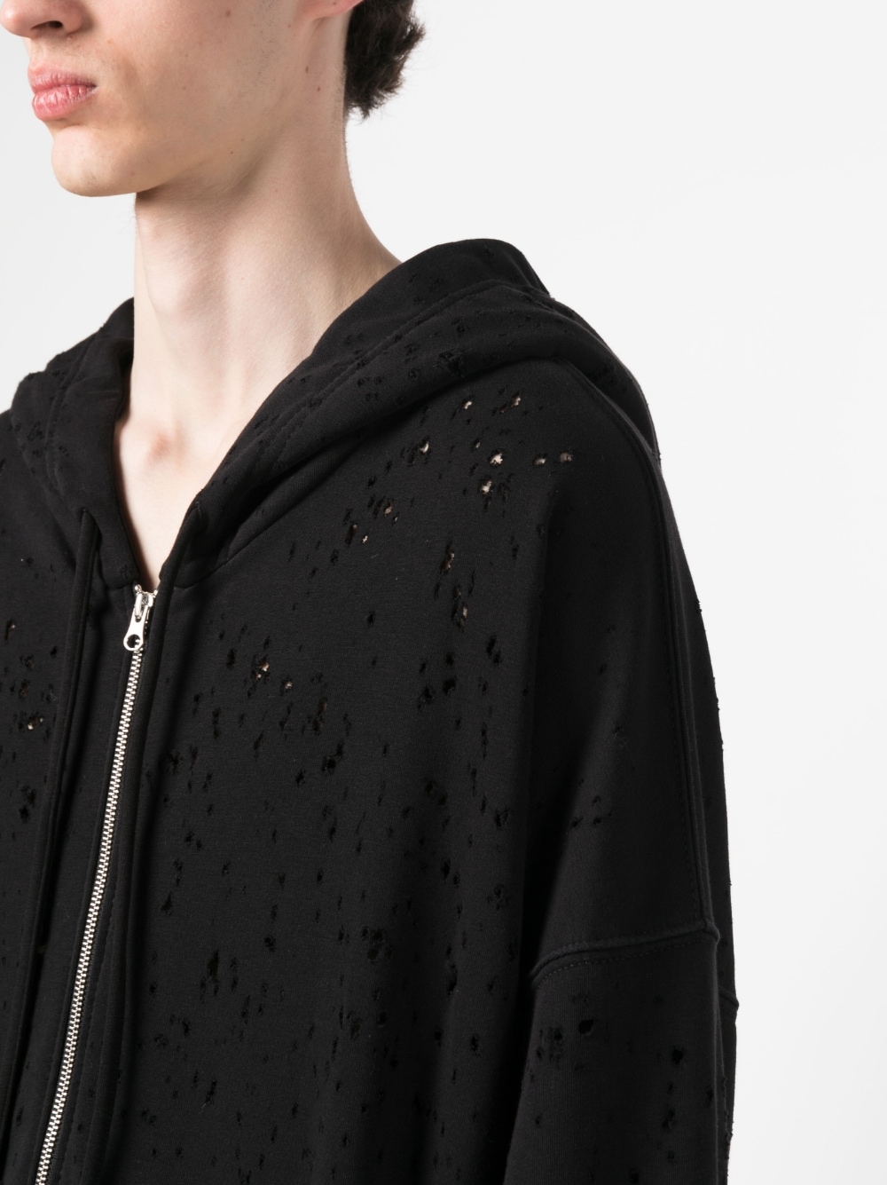 MM6 Maison Margiela Sweaters Black S62GU0113S25454900 (MM6 Maison Margiela / スウェット・フーディー ) | MM6 Maison Margiela (エムエムシックス)(4)