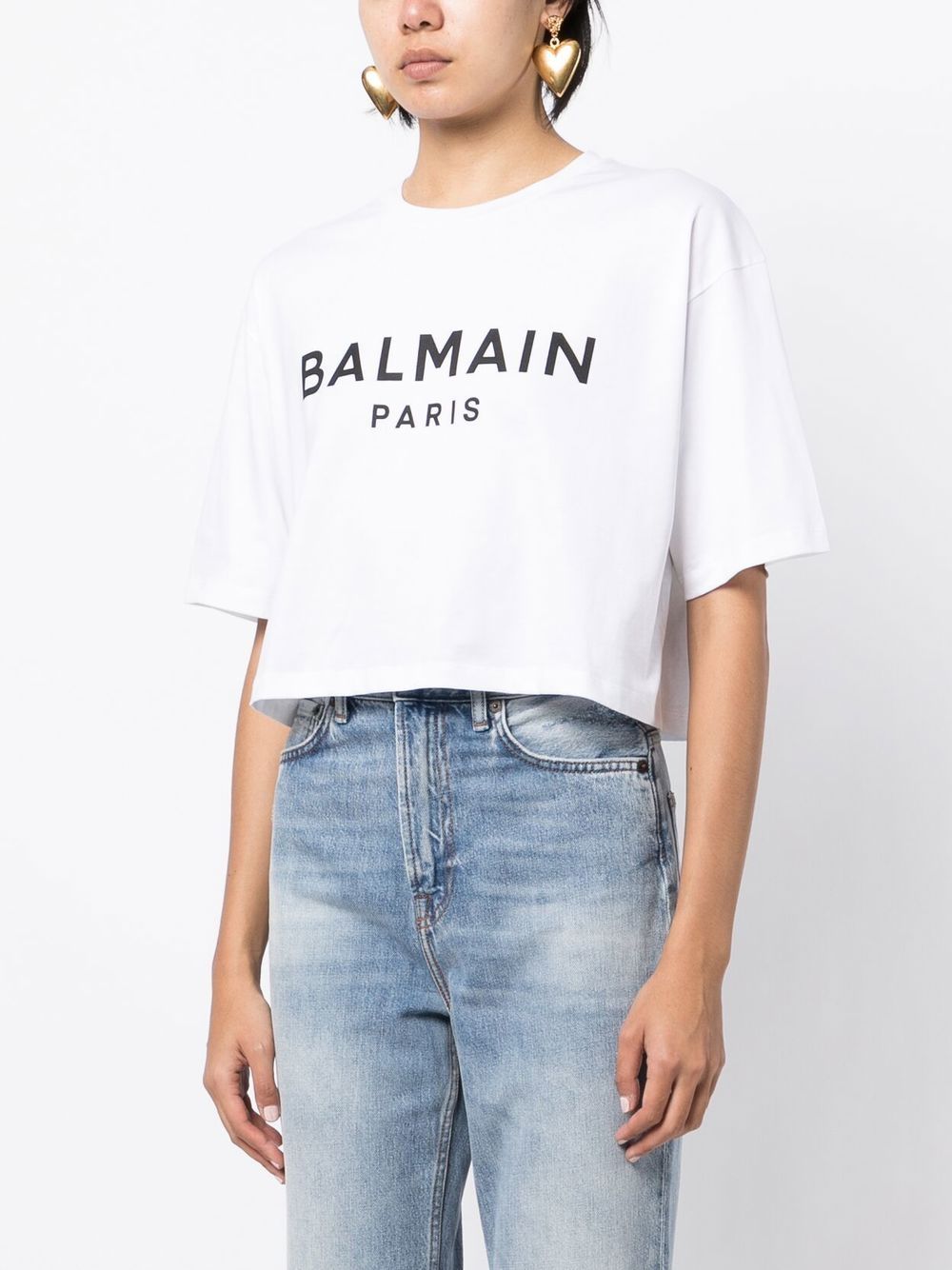 Balmain T-shirts and Polos White AF1EE020BB02GAB (Balmain / Tシャツ・カットソー ) | Balmain (バルマン)(4)