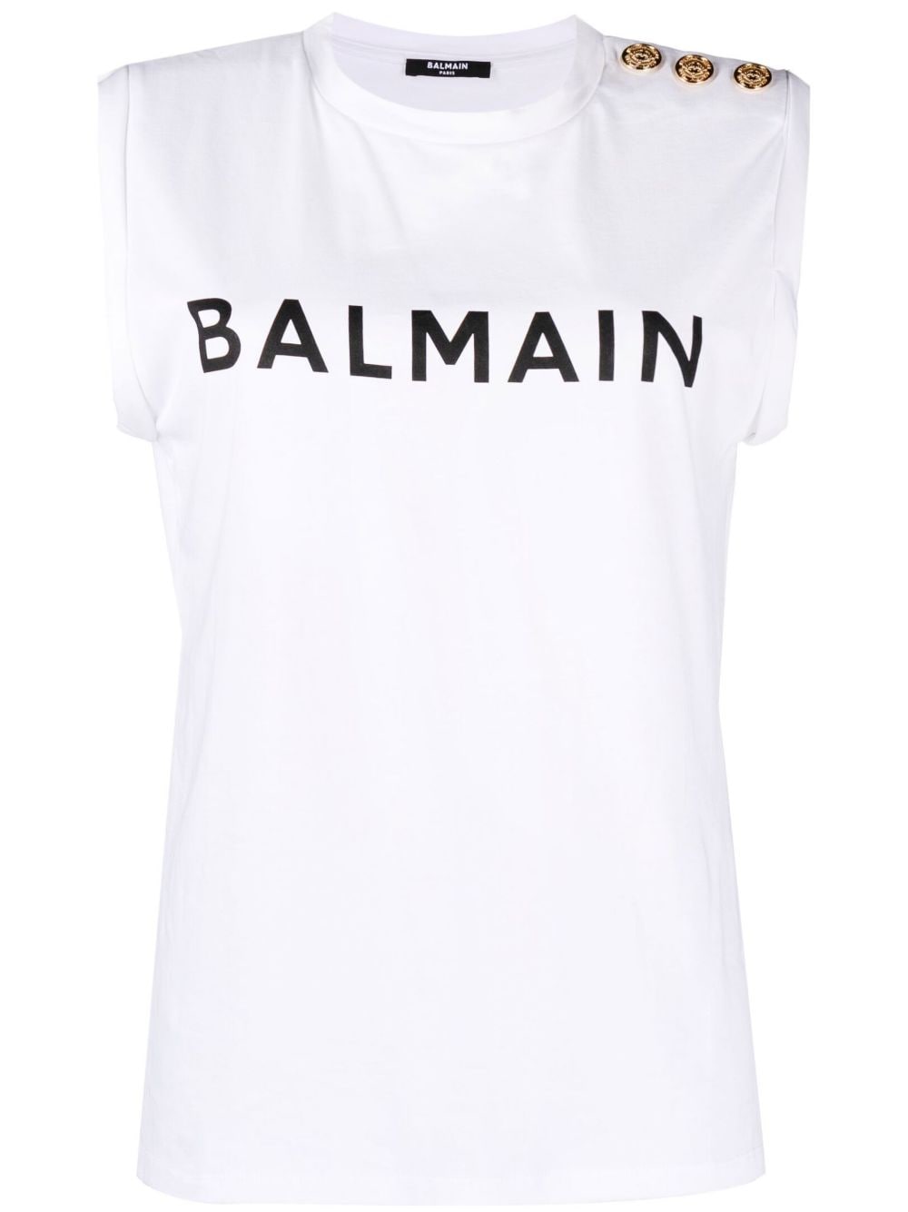 Balmain Top White AF1ED000BB02GAB (Balmain / タンクトップ・キャミソール ) | Balmain (バルマン)