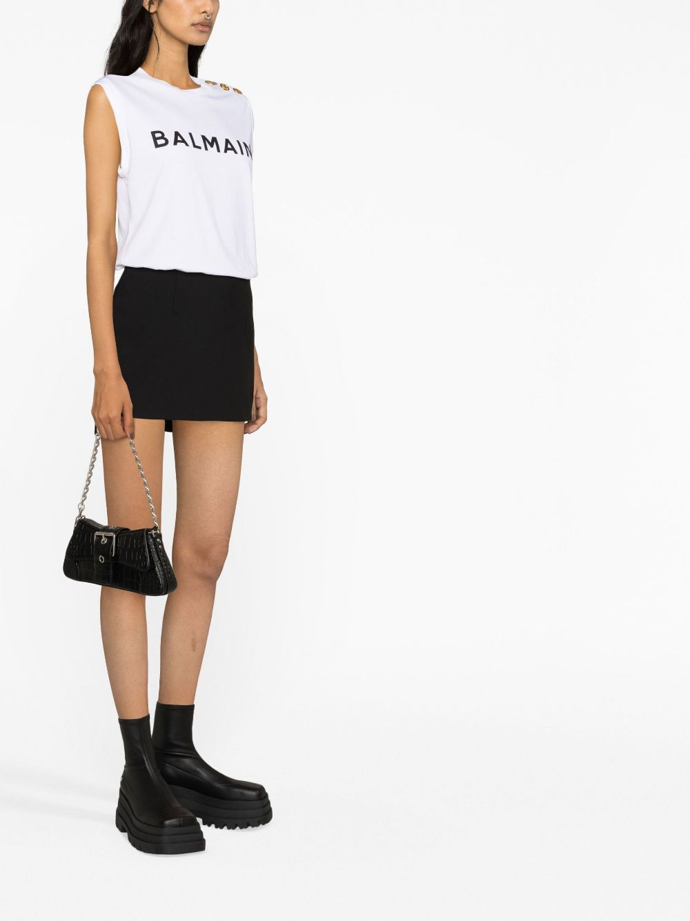 Balmain Top White AF1ED000BB02GAB (Balmain / タンクトップ・キャミソール ) | Balmain (バルマン)(1)