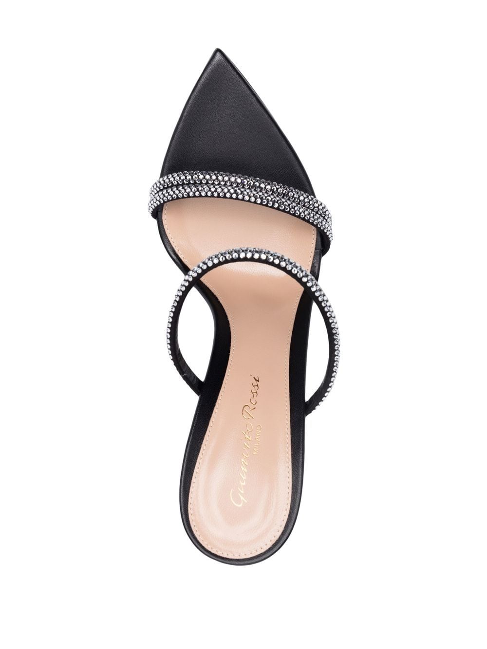 シューズ・サンダルその他 Gianvito Rossi Sandals Black Gianvito Rossi - Black Knot Leather Flatform Sandal, 45mm
