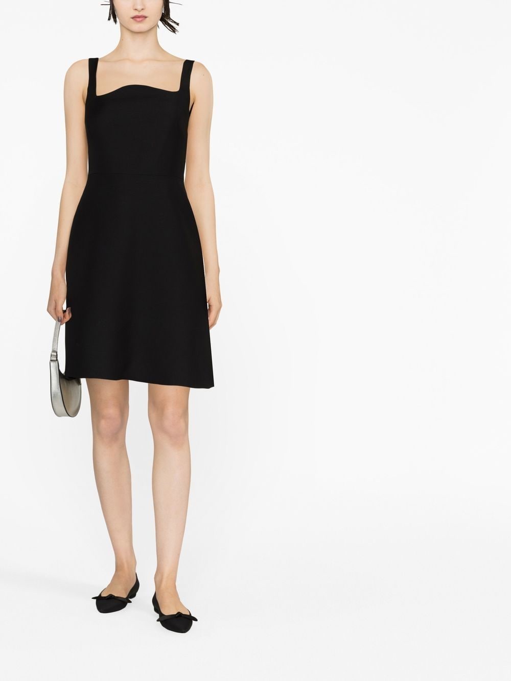Valentino Dresses Black 2B3VA1Y21CF0NO (Valentino Garavani / ワンピース・ドレス・オールインワン ) | Valentino Garavani (ヴァレンティノ)(3)