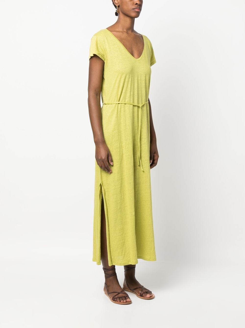 Majestic Dresses Green M011FRO167ROBE611 (MAJESTIC FILATURES / ワンピース・ドレス・オールインワン ) | MAJESTIC FILATURES (マジェスティック フィラチュール)(4)