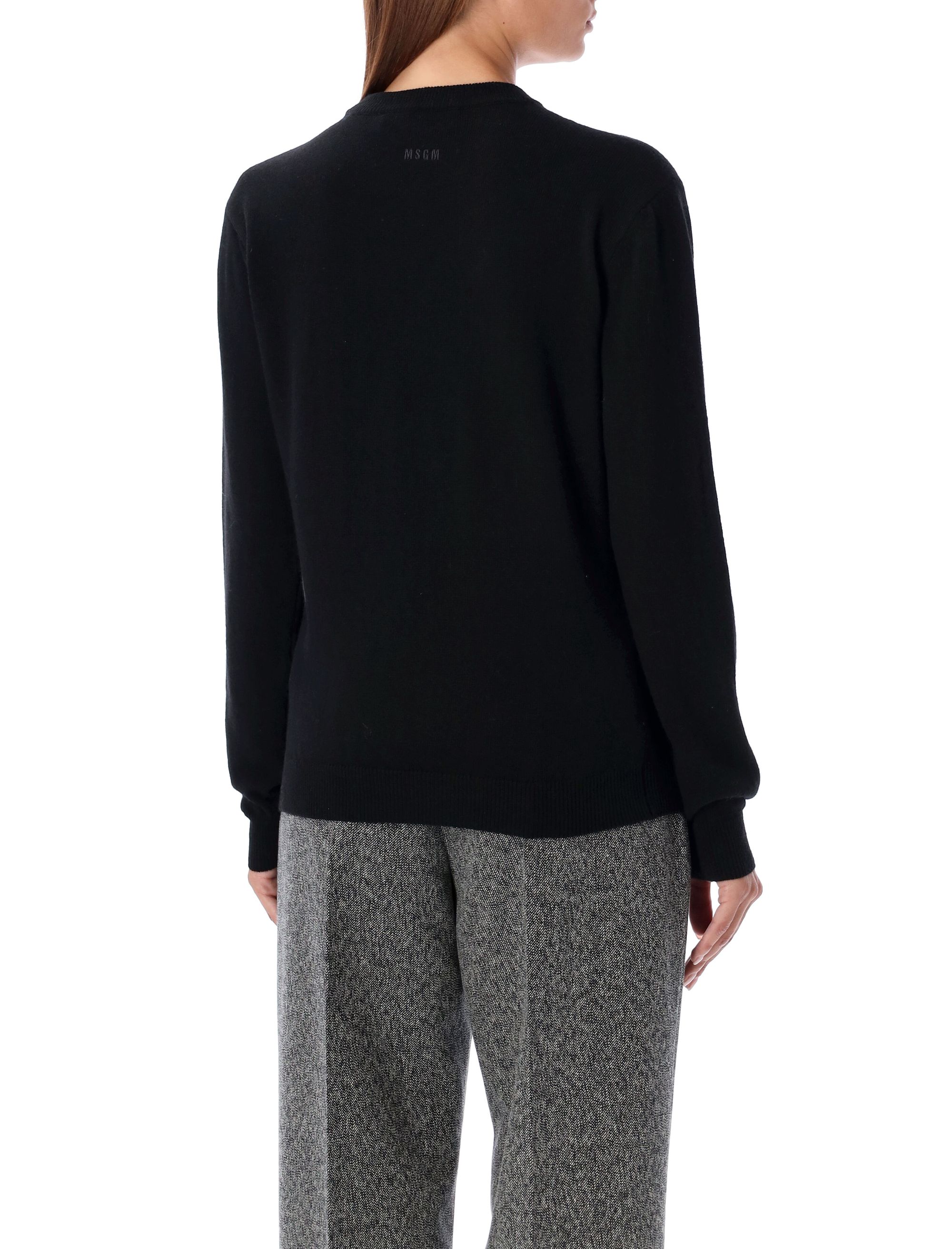 MSGM Sweaters Black 3742MDM20024778699 (MSGM / ニット・セーター・カーディガン ) | MSGM (エムエスジーエム)(1)
