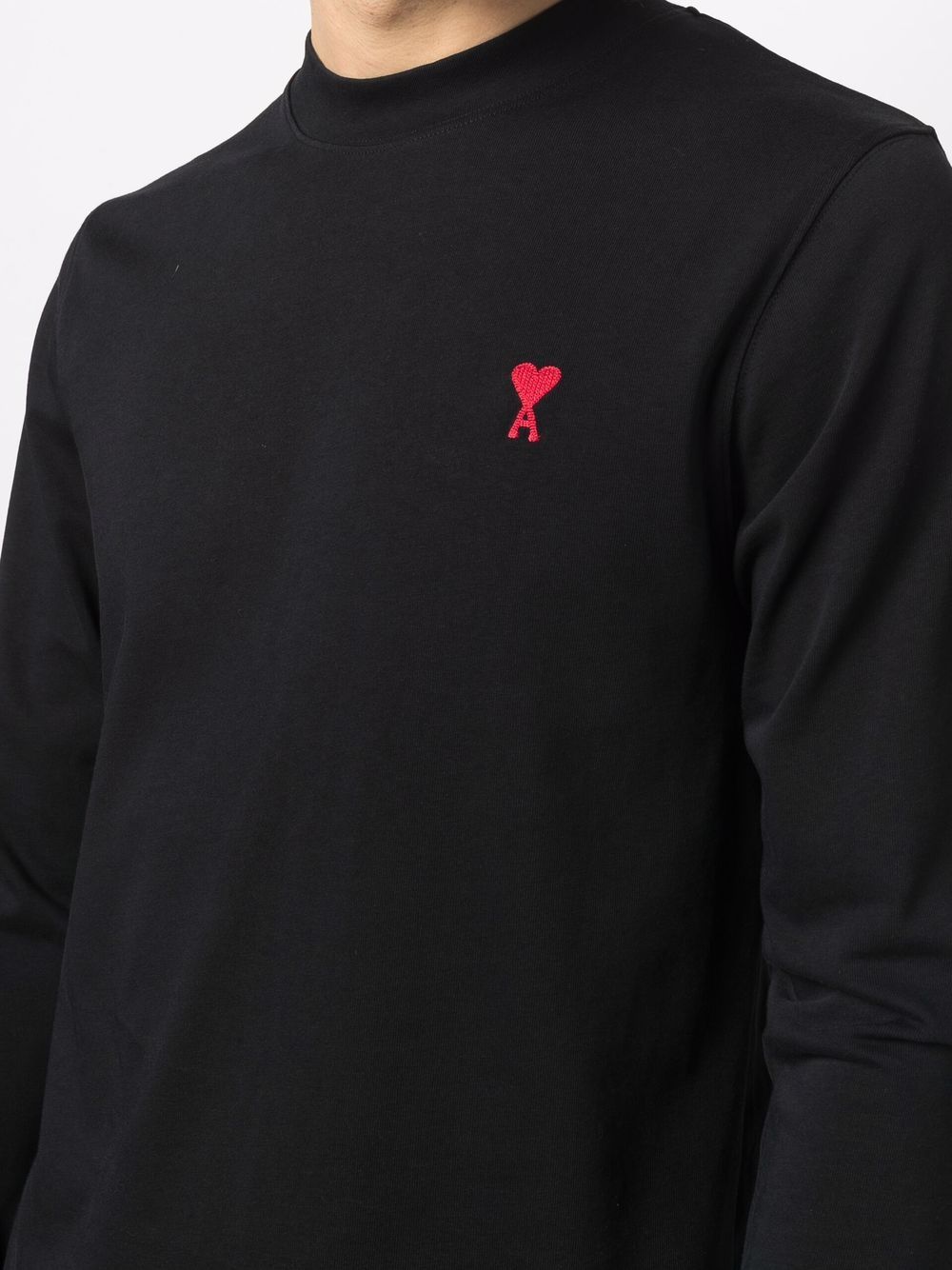 Ami Paris T-shirts and Polos Black UTS200701001 (AMI Paris / Tシャツ・カットソー ) | AMI Paris (アミパリス)(2)