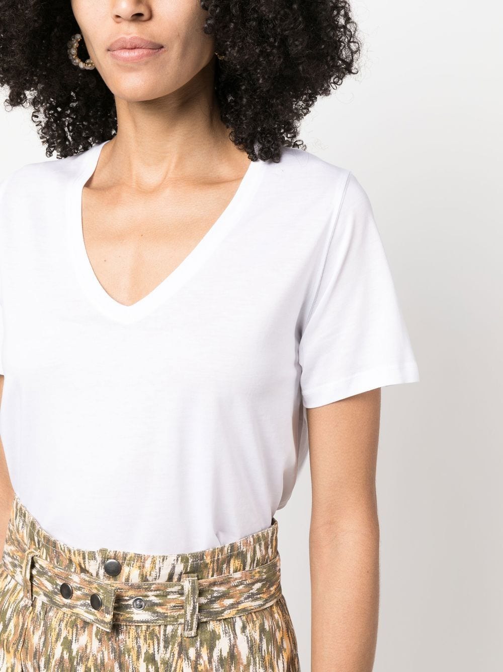 Majestic T-shirts and Polos White M296FTS672COLV001 (MAJESTIC FILATURES / Tシャツ・カットソー ) | MAJESTIC FILATURES (マジェスティック フィラチュール)(2)