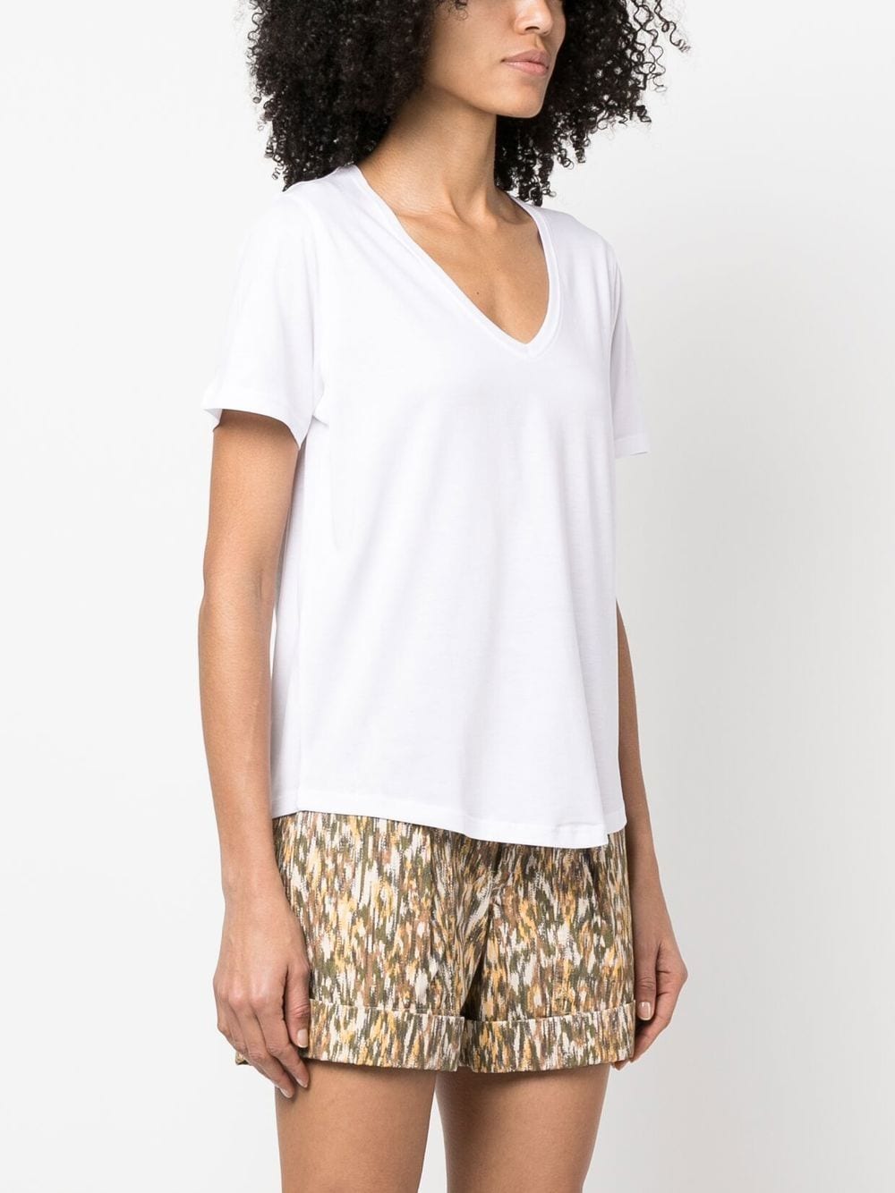 Majestic T-shirts and Polos White M296FTS672COLV001 (MAJESTIC FILATURES / Tシャツ・カットソー ) | MAJESTIC FILATURES (マジェスティック フィラチュール)(4)