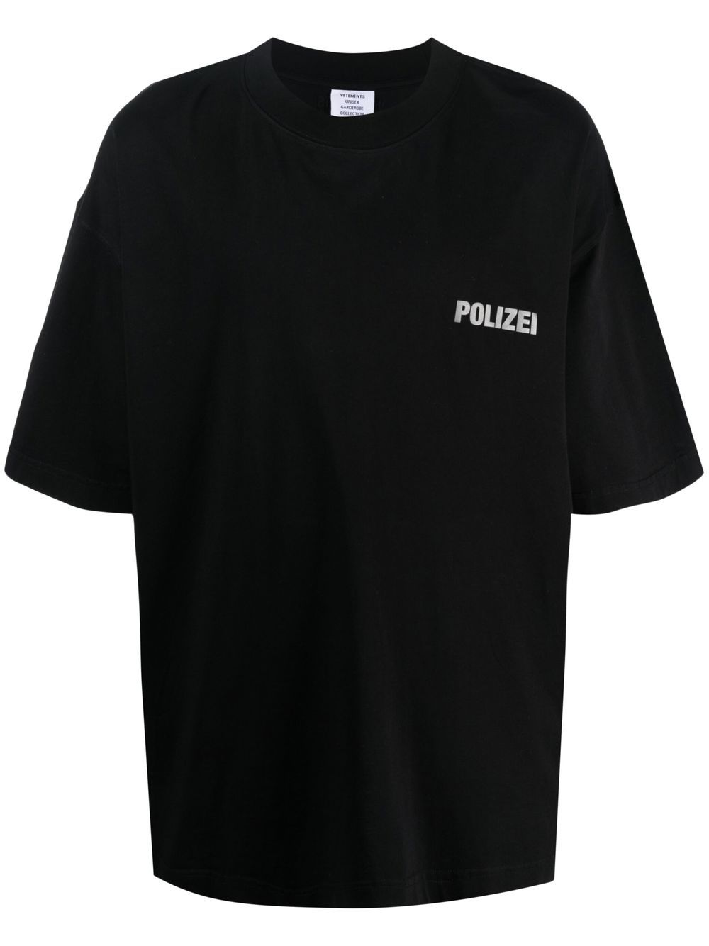 Vetements T-shirts and Polos Black UE63TR451BBLACK (VETEMENTS / Tシャツ・カットソー ) | VETEMENTS (ヴェトモン)