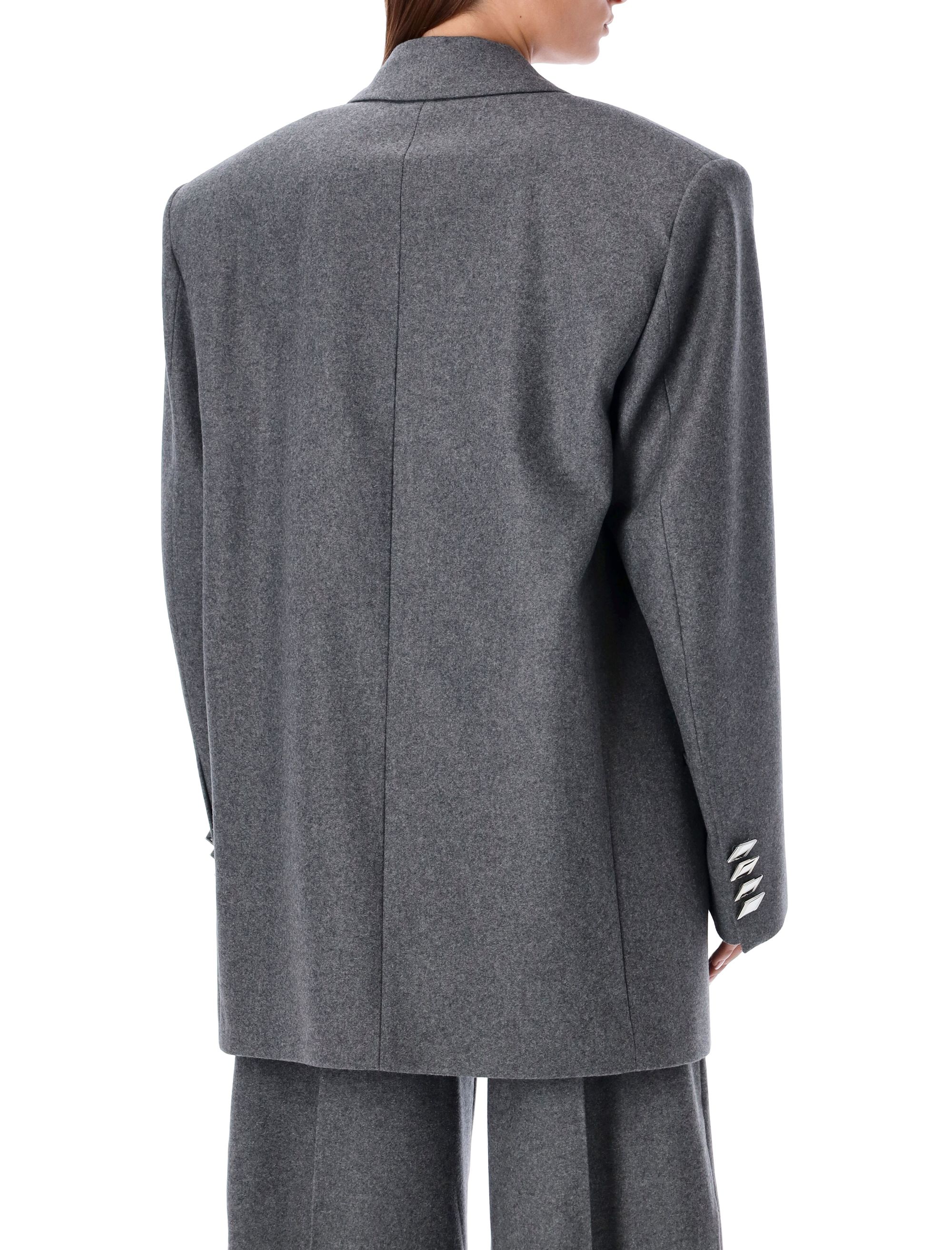 ジャケット THE ATTICO Women Jackets 248WCG65 W055 084 GREY The Attico Jackets Grey (THE ATTICO/スーツ・ジャケット