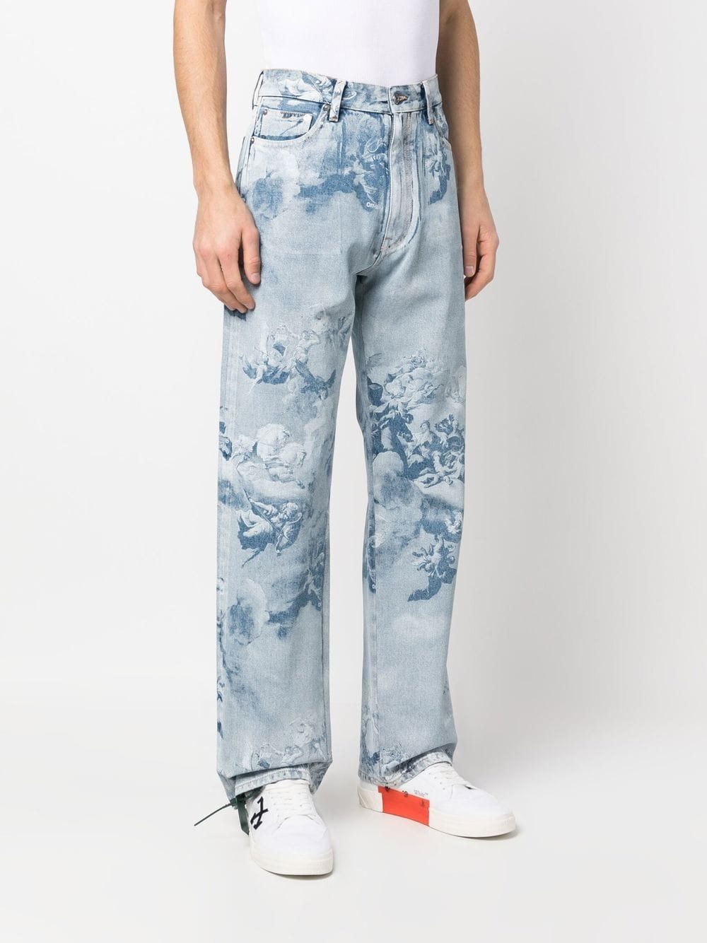 Off White Jeans Clear Blue OMYA138S23DEN0034000 (Off-White / ジーンズ ) | Off-White (オフホワイト)(5)