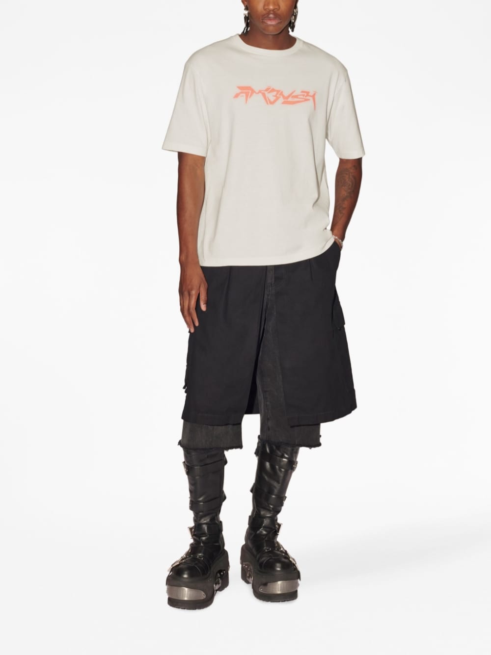 Ambush T-shirts and Polos White BMAA082S23JER0010166 (AMBUSH / Tシャツ・カットソー ) | AMBUSH (アンブッシュ)(3)