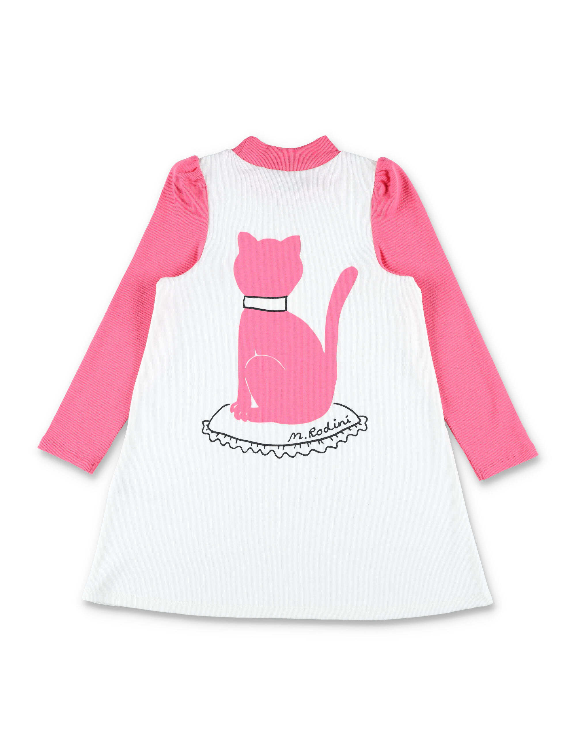 Mini Rodini Dresses White 2475010710 (MINI RODINI / ワンピース・ドレス・オールインワン ) | MINI RODINI (ミニロディーニ)(1)