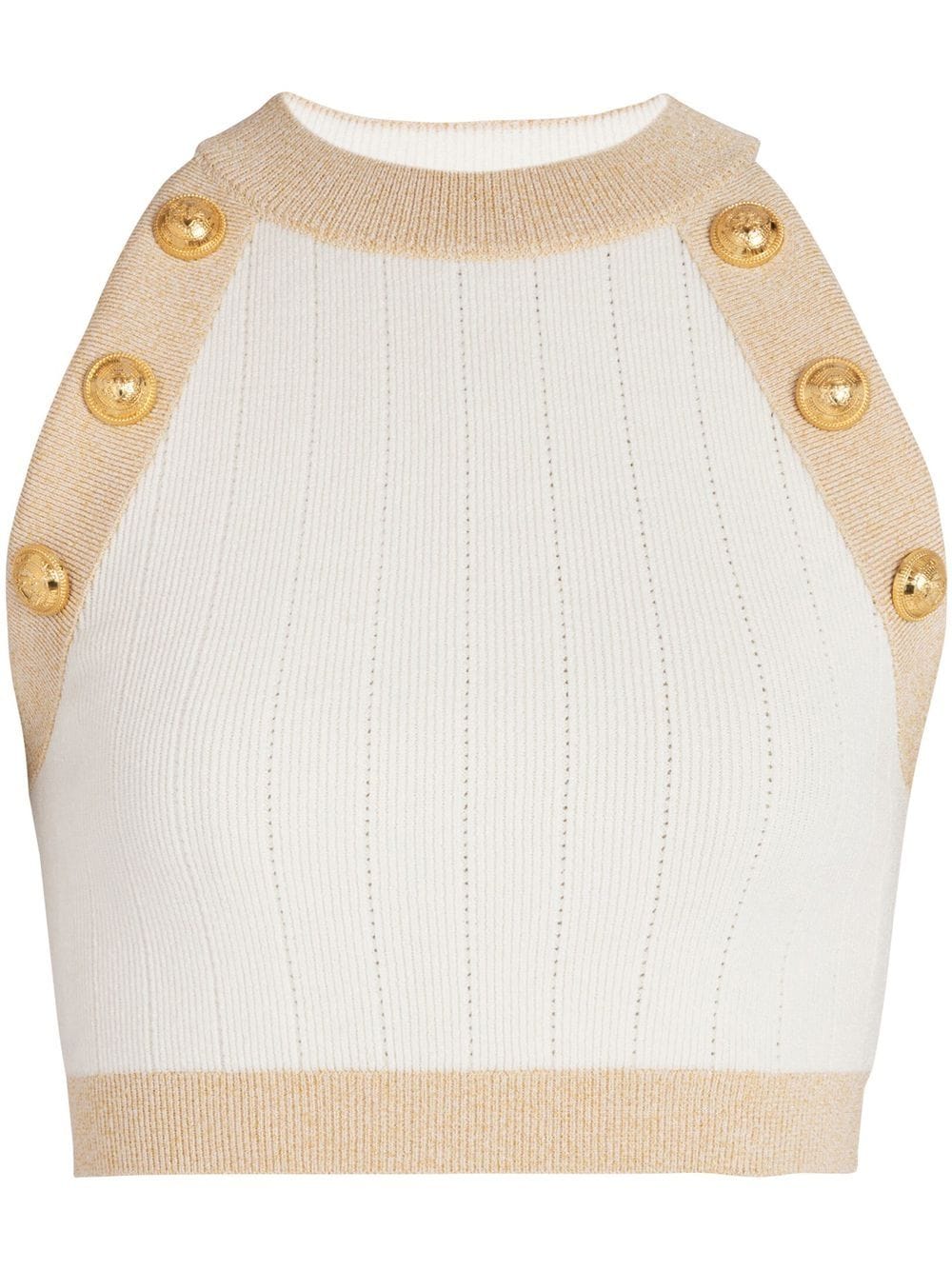 Balmain Top Beige AF1AB022KD74GDK (Balmain / タンクトップ・キャミソール ) | Balmain (バルマン)