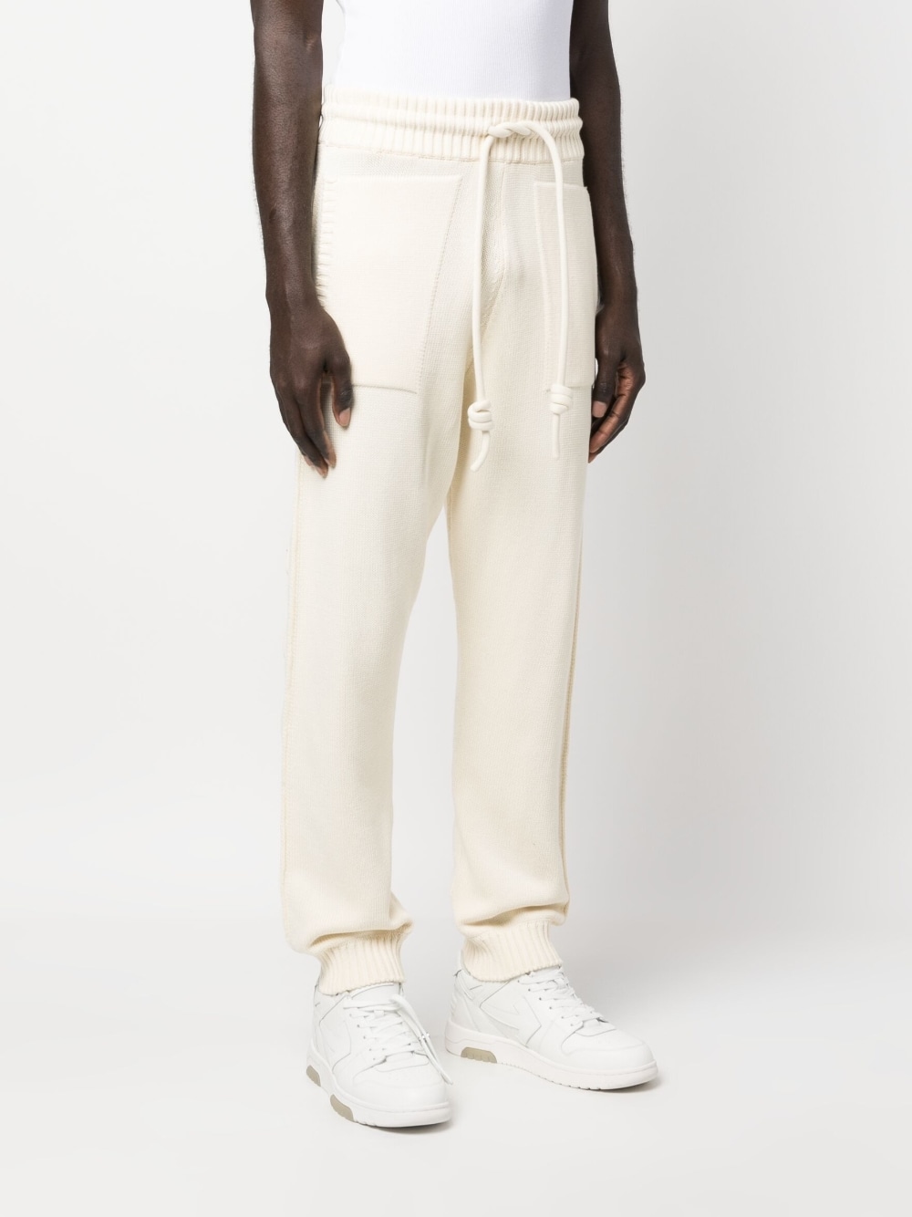 Off White Trousers Beige OMHG015S23KNI0016161 (Off-White / パンツ ) | Off-White (オフホワイト)(4)