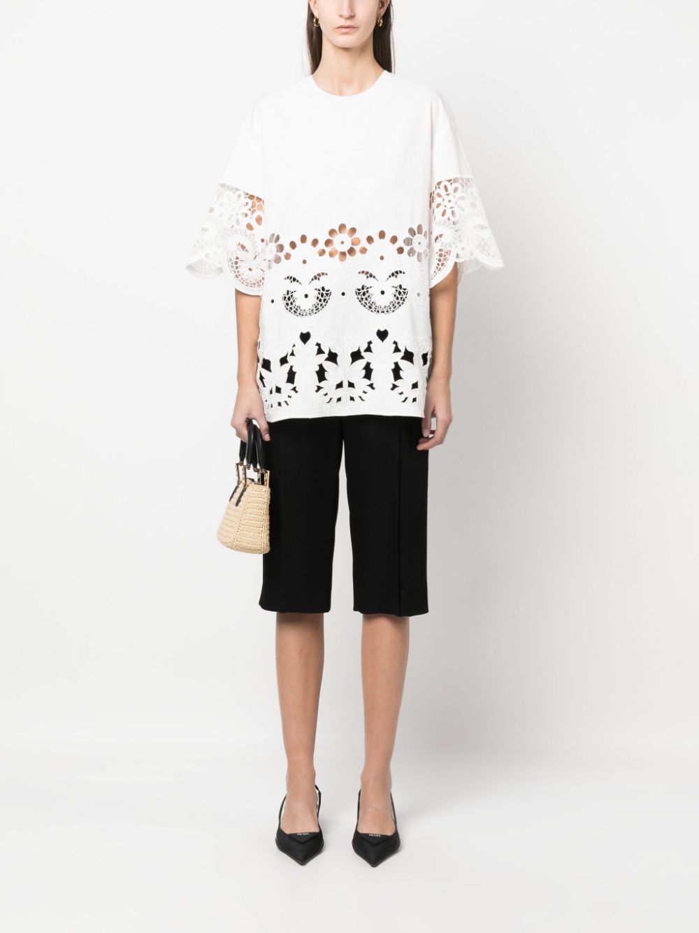 Valentino T-shirts and Polos WHITE 2B3AE8307SV0BO (Valentino Garavani / Tシャツ・カットソー ) | Valentino Garavani (ヴァレンティノ)(2)